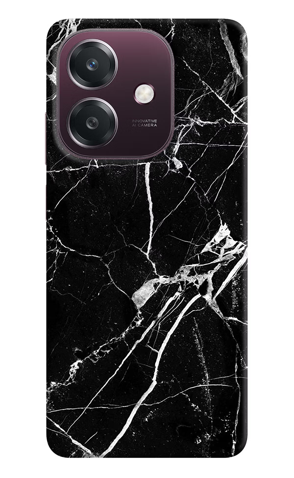 Black Marble Pattern Oppo A3 5G Back Cover - Black Marble Pattern Oppo A3 5G Back Cover Black Marble Pattern Oppo A3 5G Back Cover
