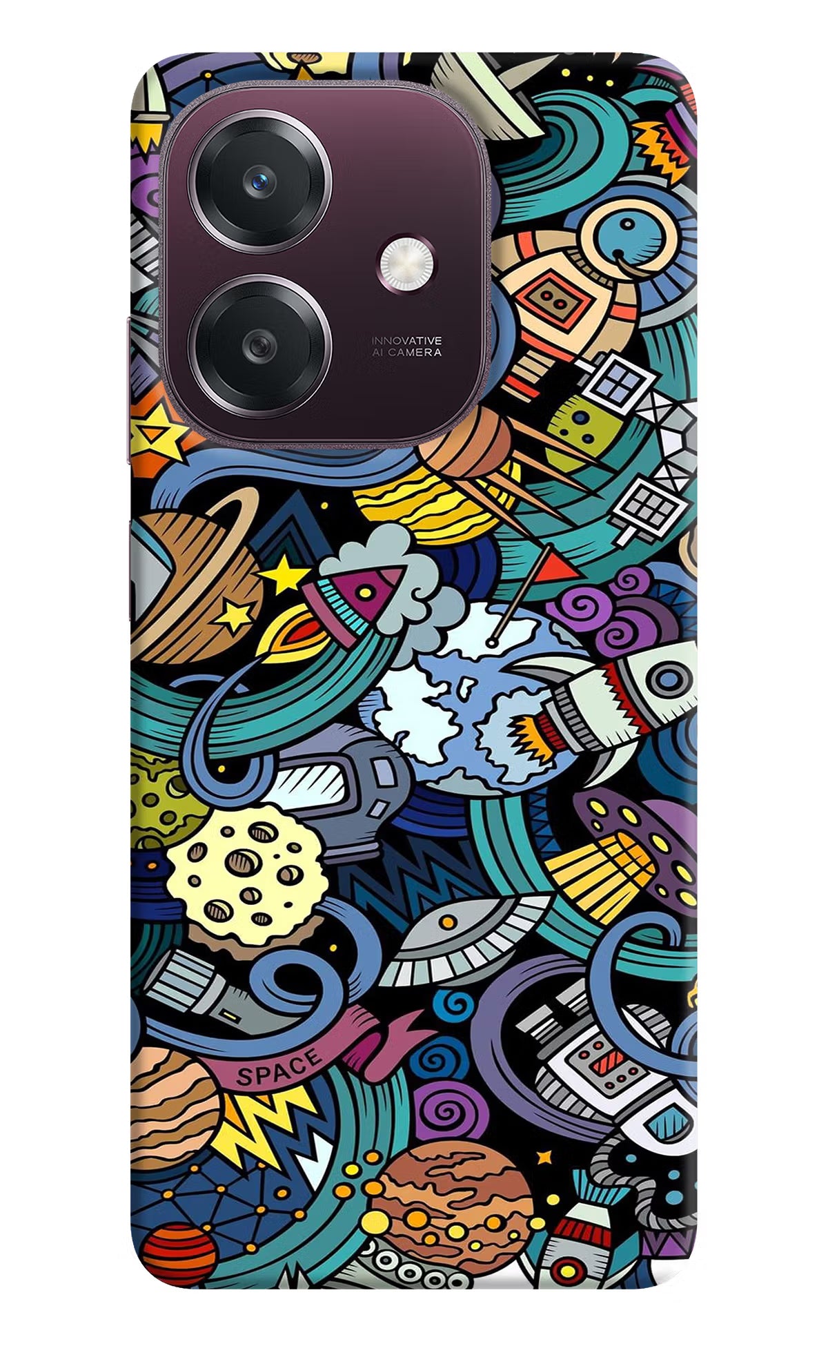Space Abstract Oppo A3 5G Back Cover - Space Abstract Oppo A3 5G Back Cover Space Abstract Oppo A3 5G Back Cover