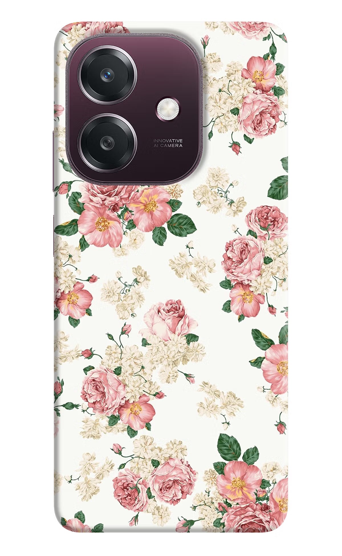 Flowers Oppo A3 5G Back Cover - Flowers Oppo A3 5G Back Cover Flowers Oppo A3 5G Back Cover