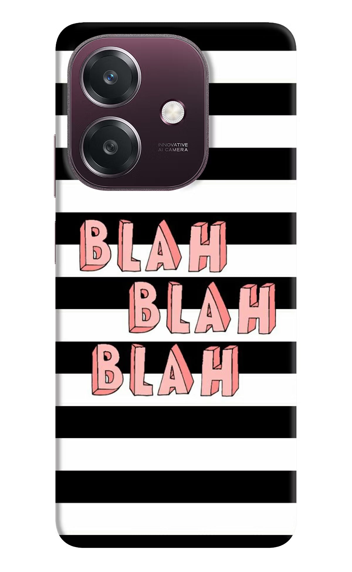 Blah Blah Blah Oppo A3 5G Back Cover - Blah Blah Blah Oppo A3 5G Back Cover Blah Blah Blah Oppo A3 5G Back Cover