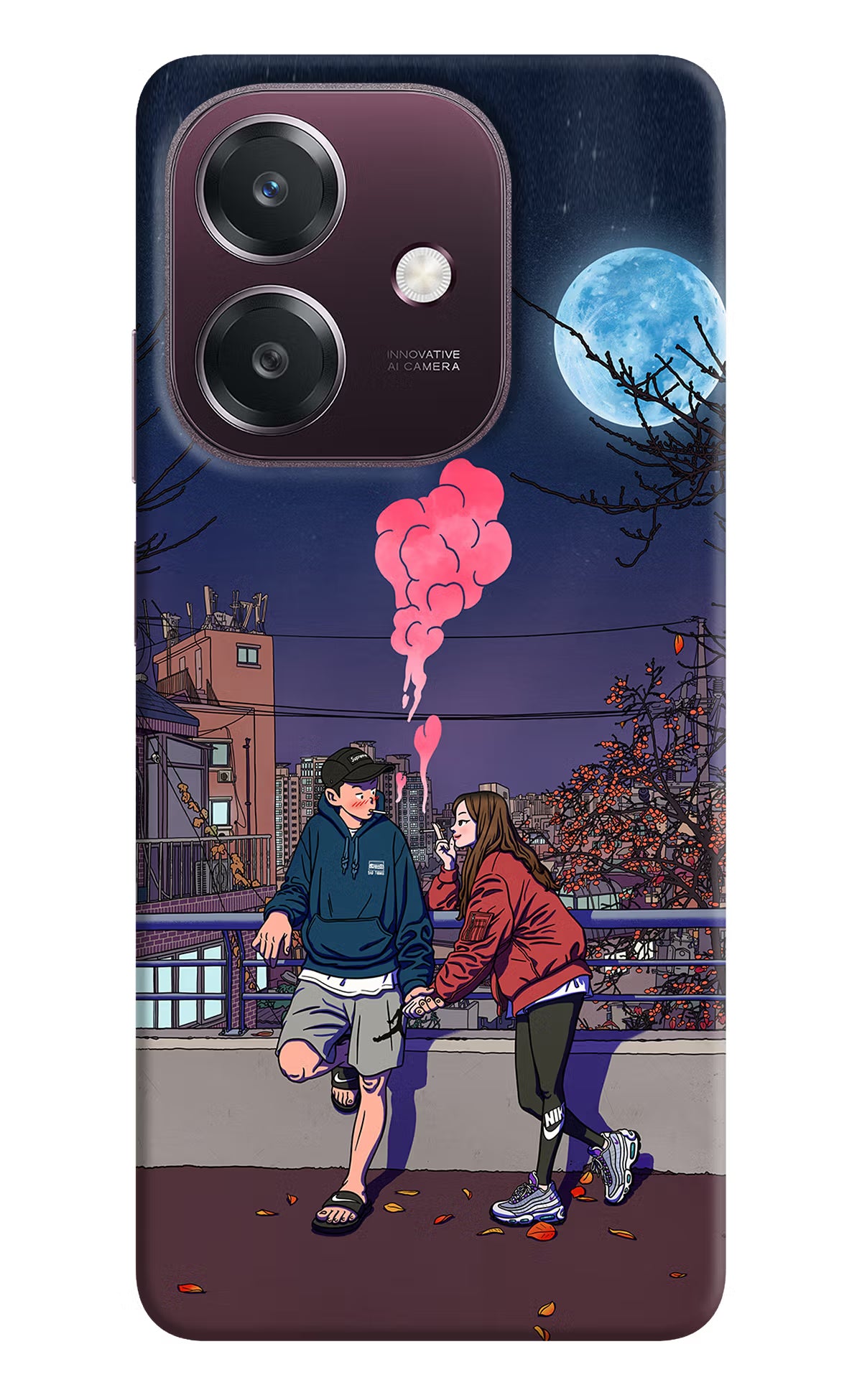 Chilling Couple Oppo A3 5G Back Cover - Chilling Couple Oppo A3 5G Back Cover Chilling Couple Oppo A3 5G Back Cover
