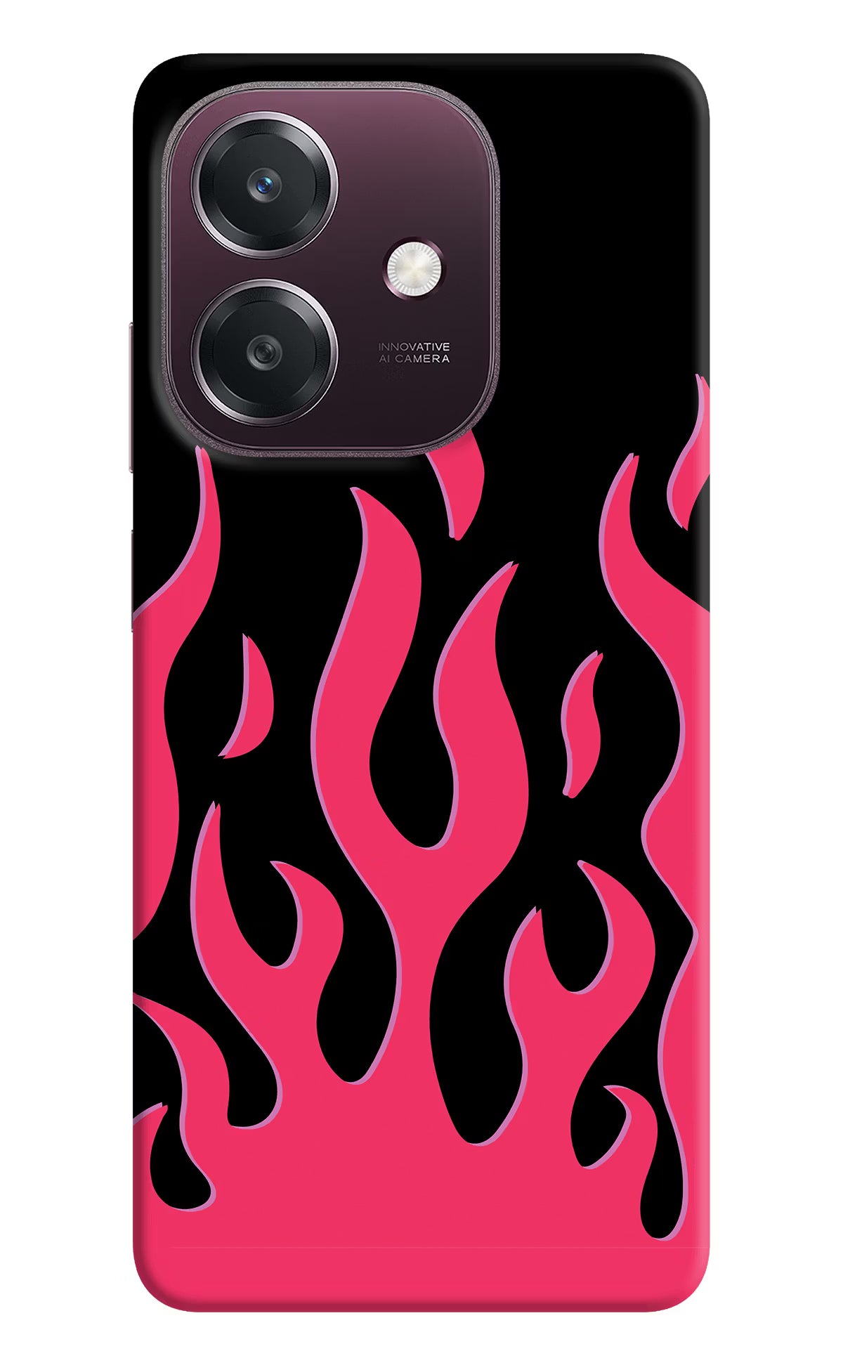 Fire Flames Oppo A3 5G Back Cover - Fire Flames Oppo A3 5G Back Cover Fire Flames Oppo A3 5G Back Cover