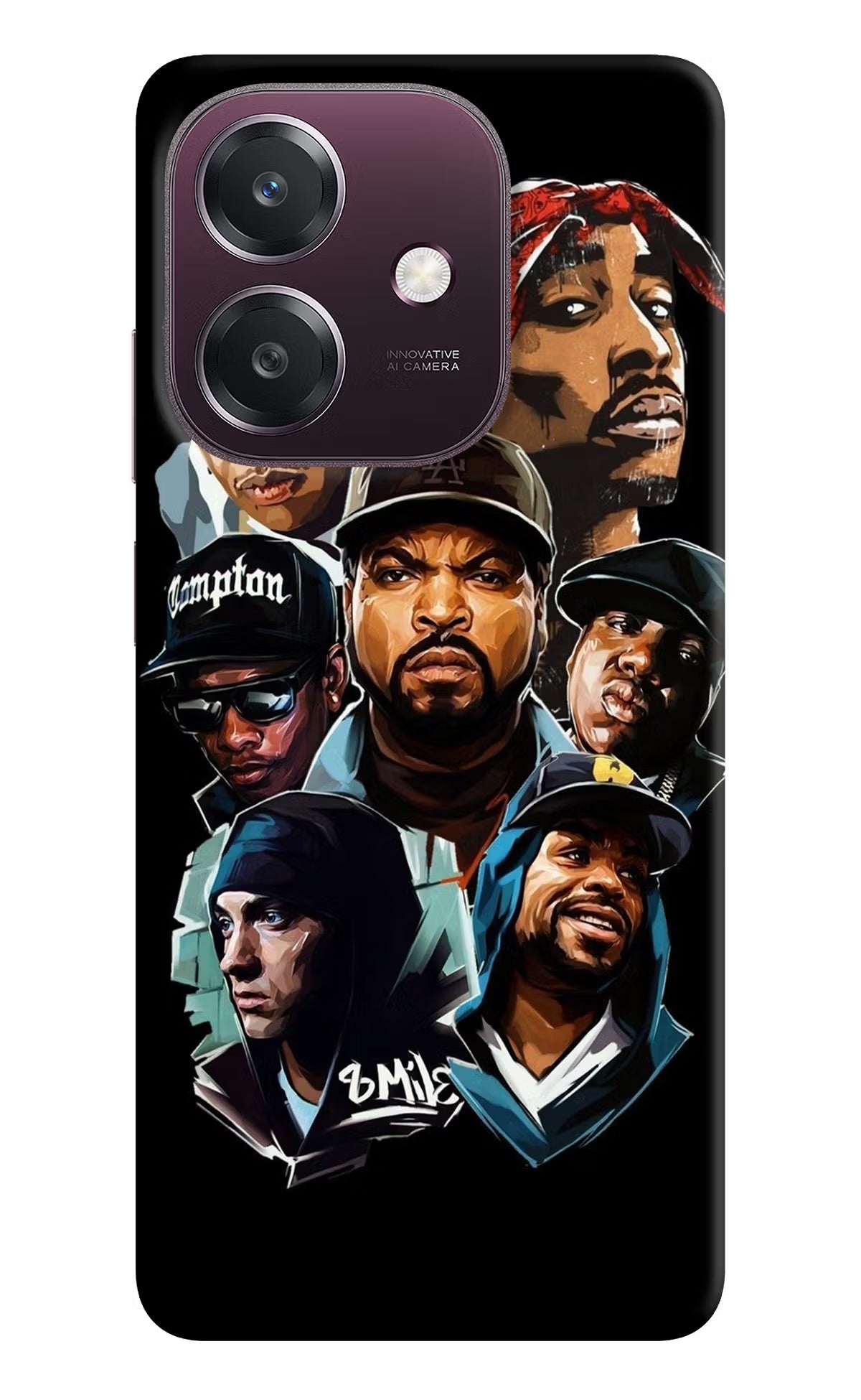 Rappers Oppo A3 5G Back Cover - Rappers Oppo A3 5G Back Cover Rappers Oppo A3 5G Back Cover