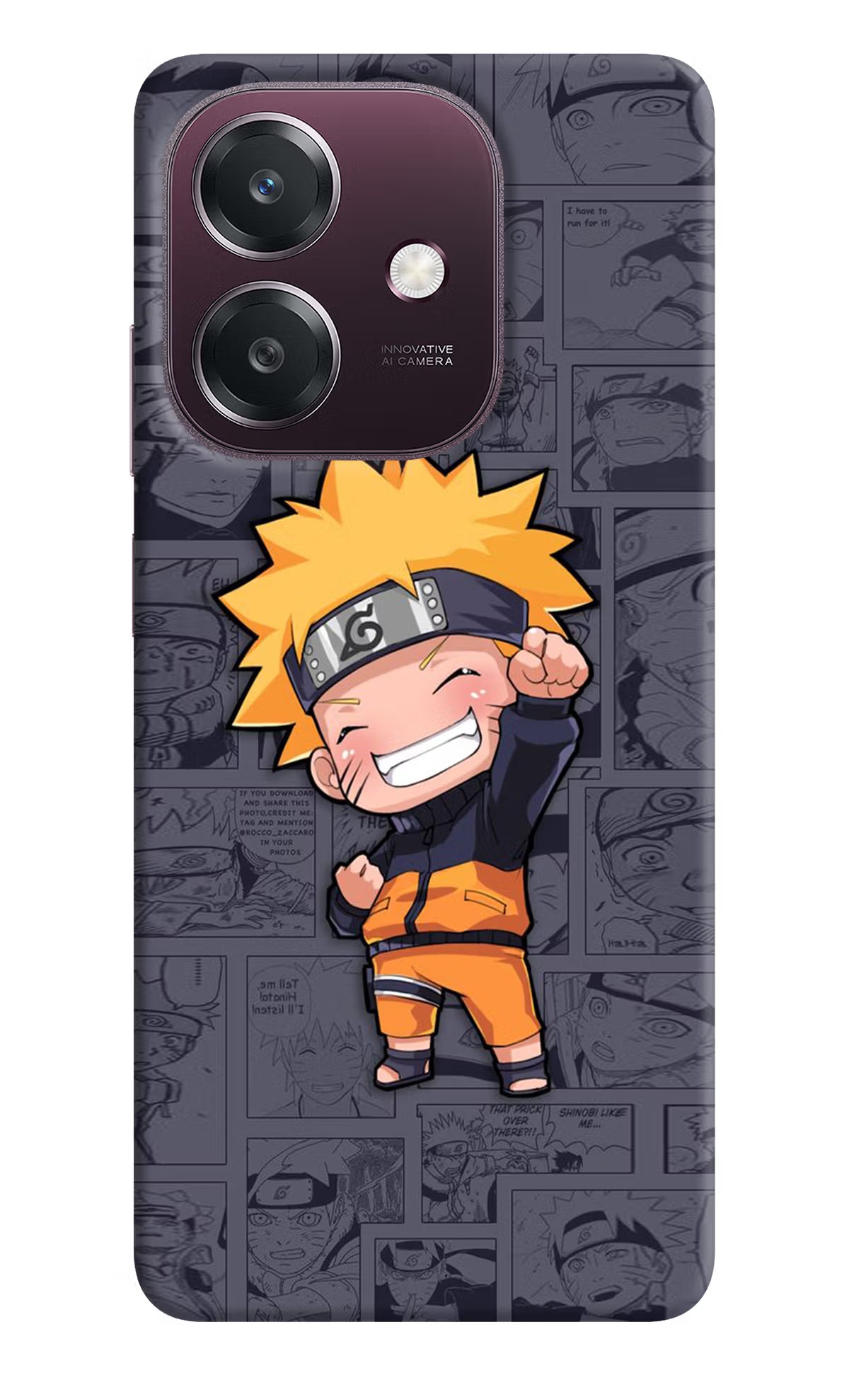 Chota Naruto Oppo A3 5G Back Cover - Chota Naruto Oppo A3 5G Back Cover Chota Naruto Oppo A3 5G Back Cover