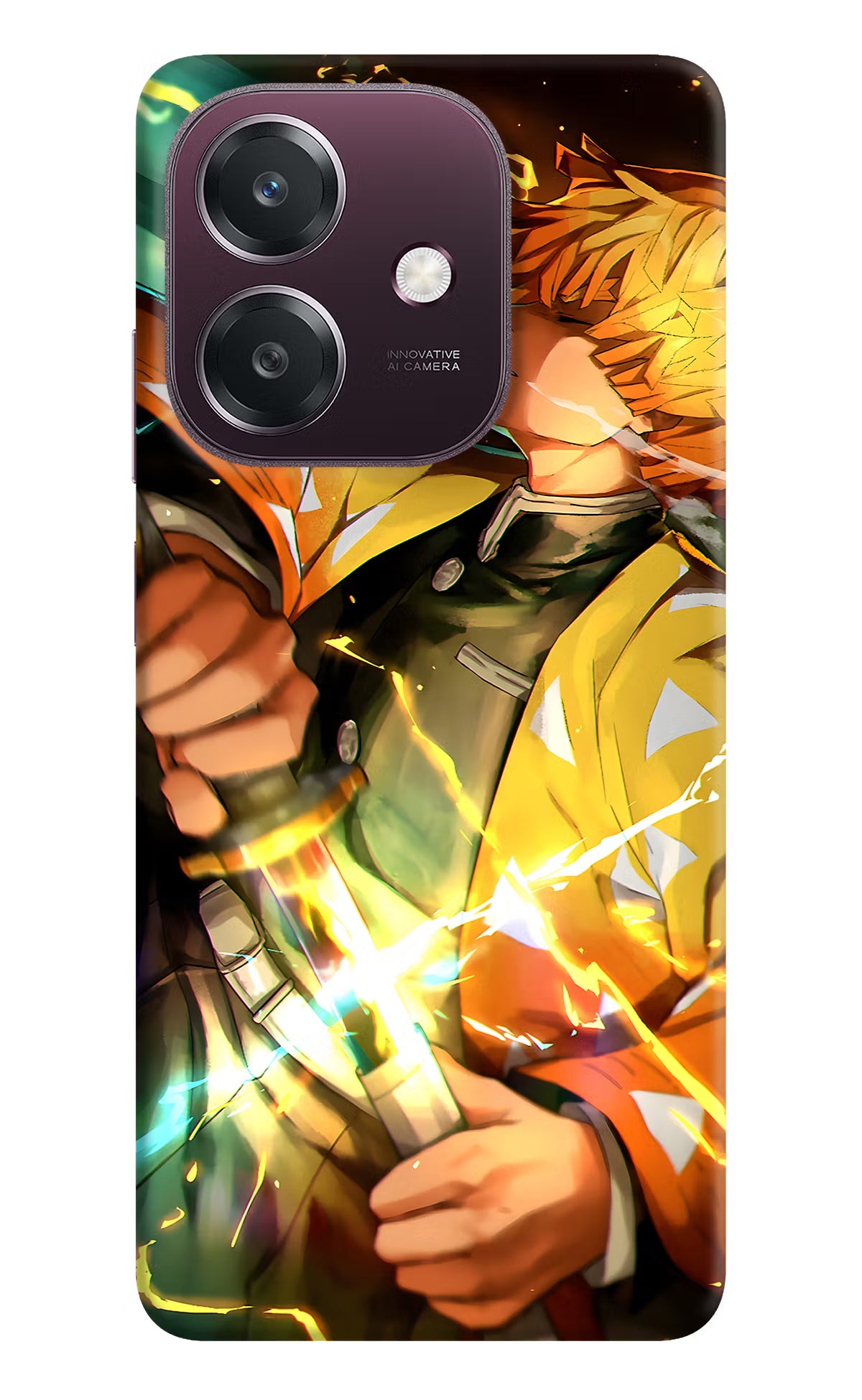 Demon Slayer Oppo A3 5G Back Cover - Demon Slayer Oppo A3 5G Back Cover Demon Slayer Oppo A3 5G Back Cover
