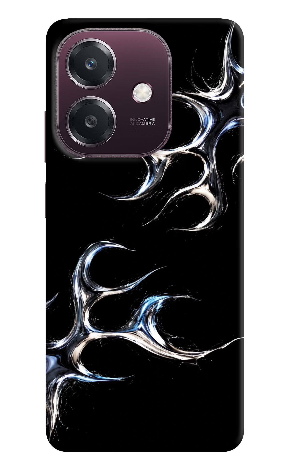 Chrome Tribal Oppo A3 5G Back Cover - Chrome Tribal Oppo A3 5G Back Cover Chrome Tribal Oppo A3 5G Back Cover