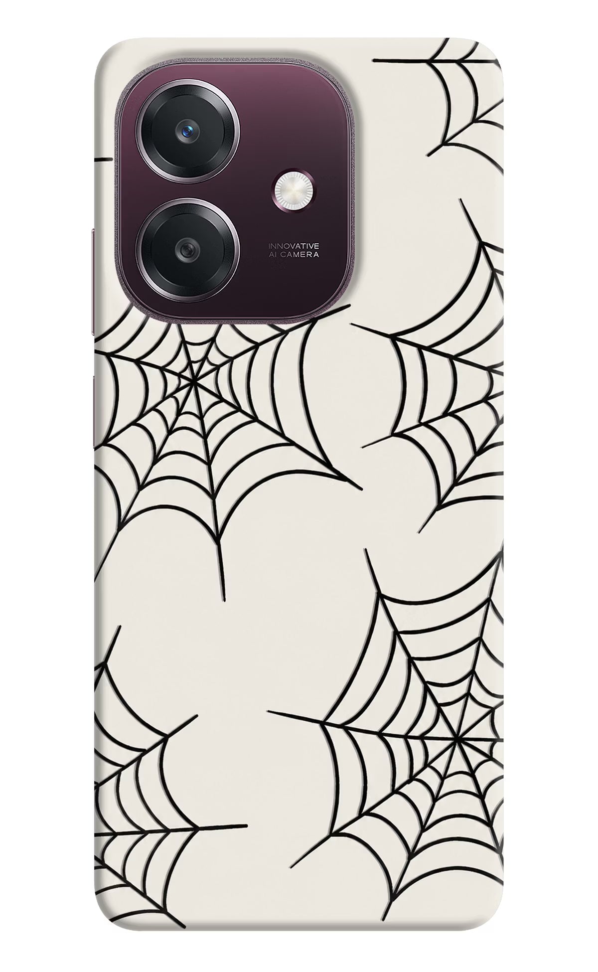 Spider Web Oppo A3 5G Back Cover - Spider Web Oppo A3 5G Back Cover Spider Web Oppo A3 5G Back Cover