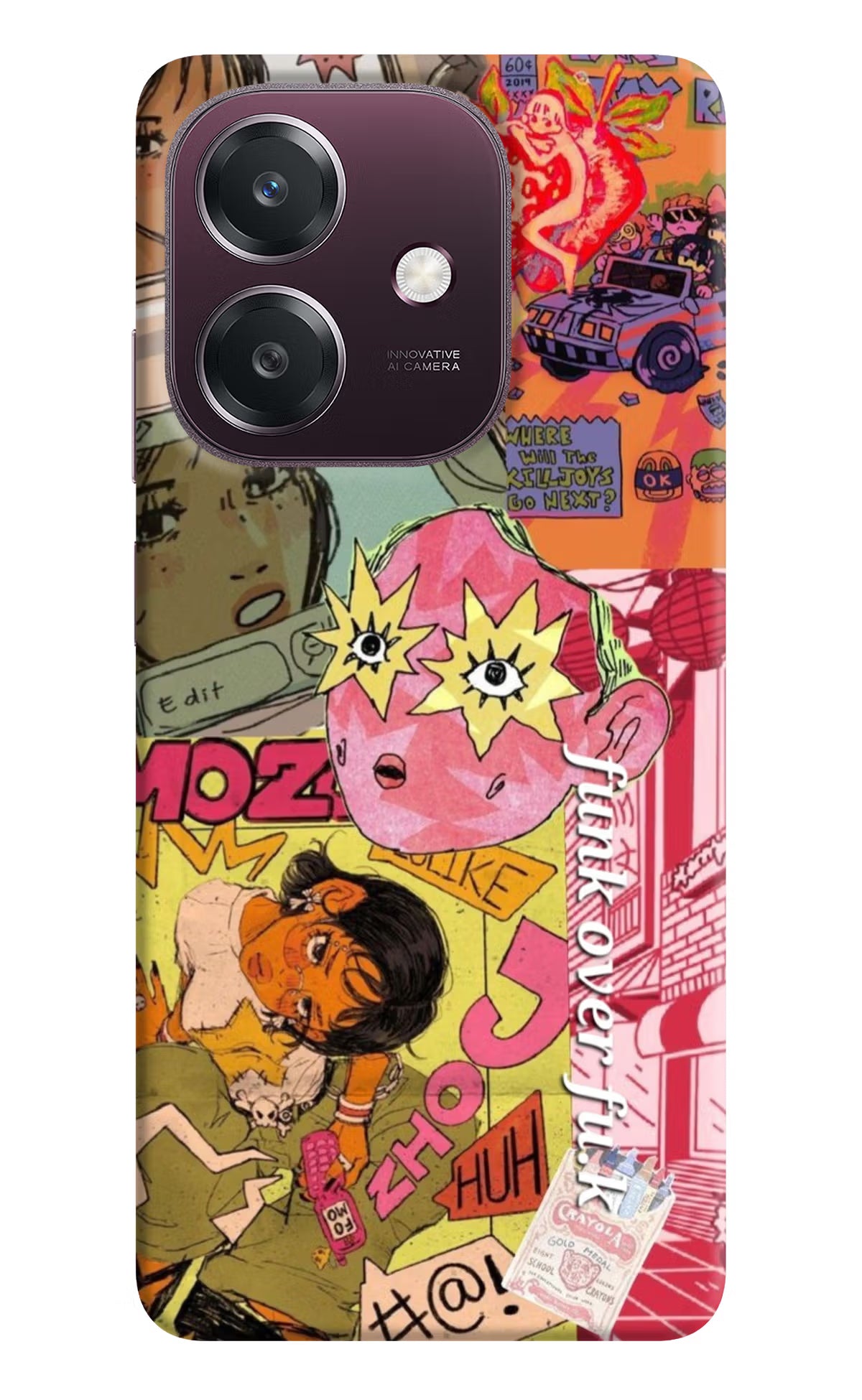 Funkover Oppo A3 5G Back Cover - Funkover Oppo A3 5G Back Cover Funkover Oppo A3 5G Back Cover