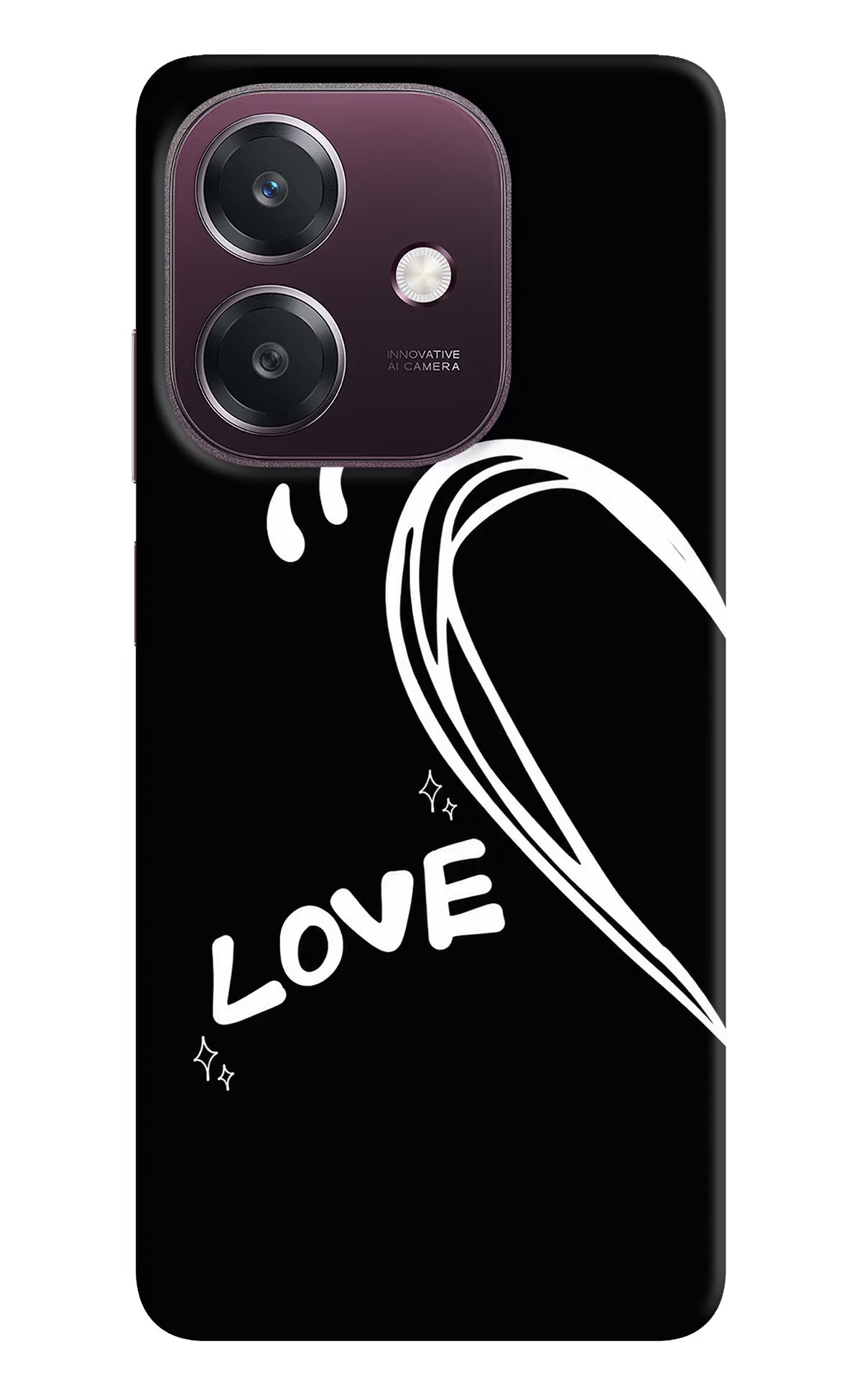 Love Line Oppo A3 5G Back Cover - Love Line Oppo A3 5G Back Cover Love Line Oppo A3 5G Back Cover