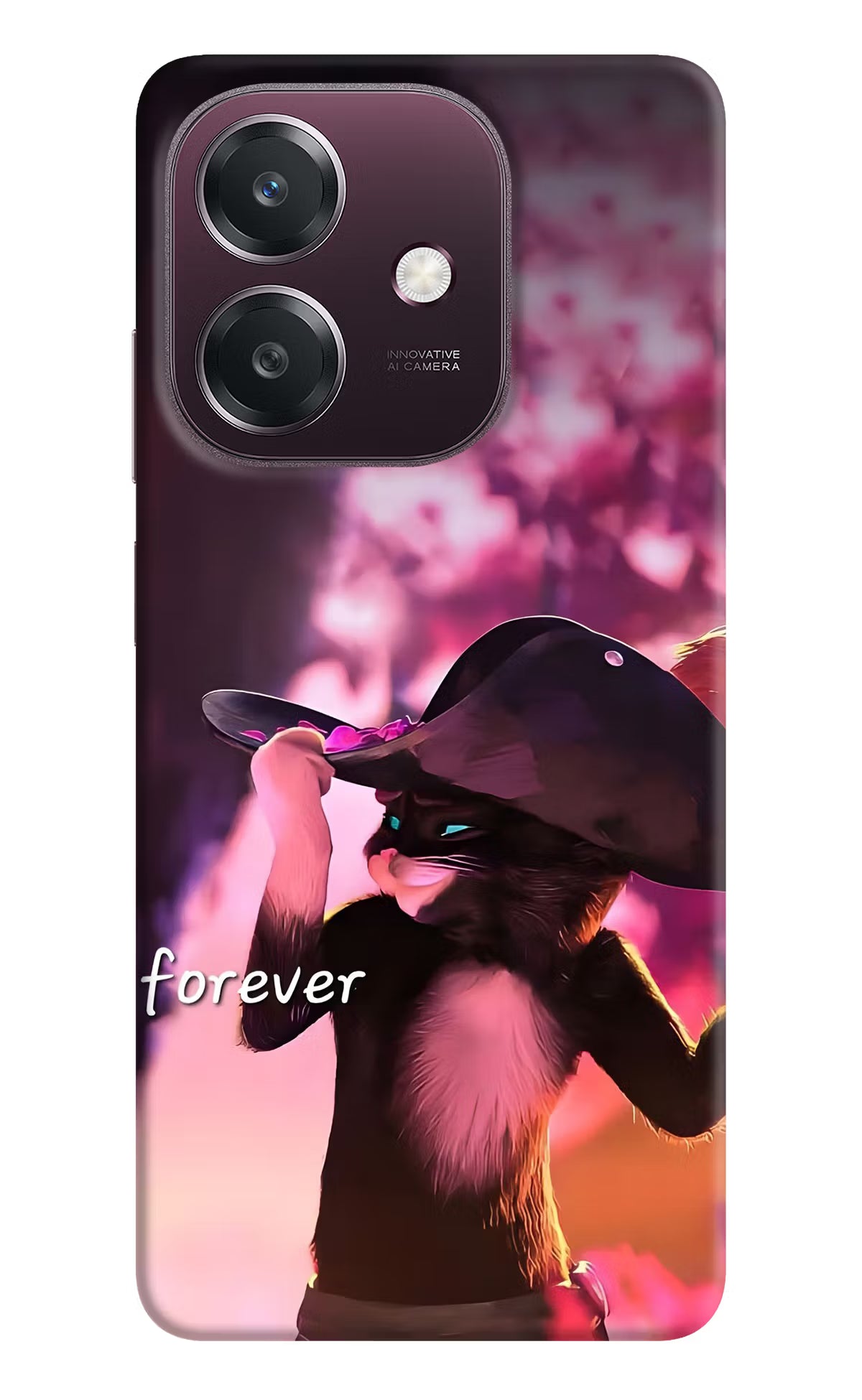 Forever Cat Oppo A3 5G Back Cover - Forever Cat Oppo A3 5G Back Cover Forever Cat Oppo A3 5G Back Cover