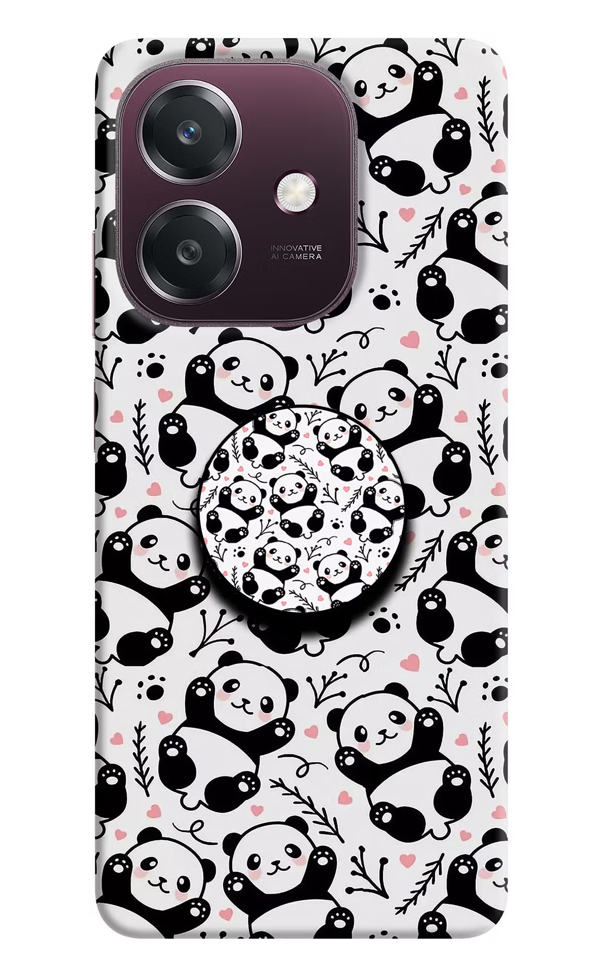 Cute Panda Oppo A3 5G Pop Case - Cute Panda Oppo A3 5G Pop Case Cute Panda Oppo A3 5G Pop Case