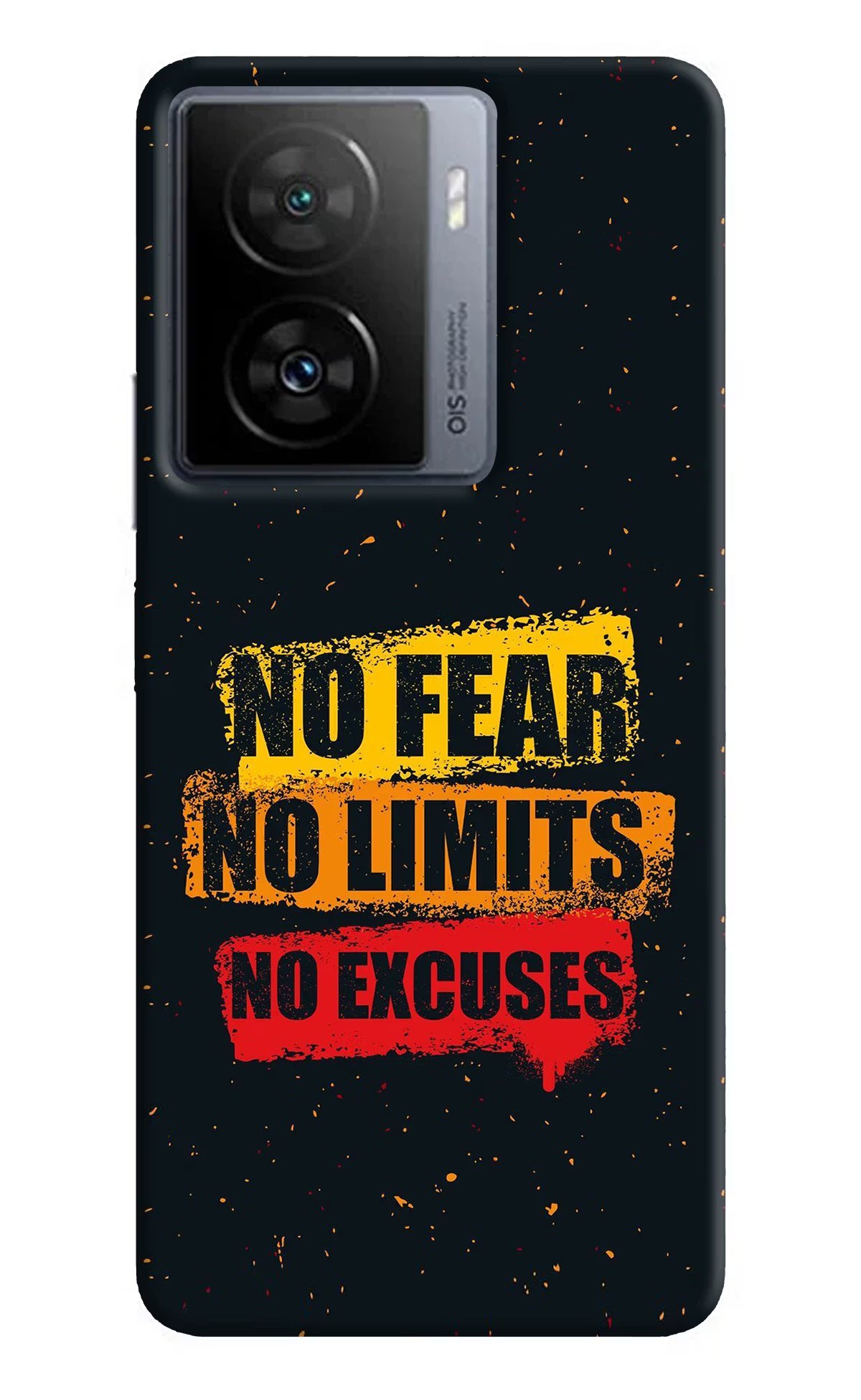 No Fear No Limits No Excuse iQOO Z7 5G Back Cover - No Fear No Limits No Excuse iQOO Z7 5G Back Cover No Fear No Limits No Excuse iQOO Z7 5G Back Cover