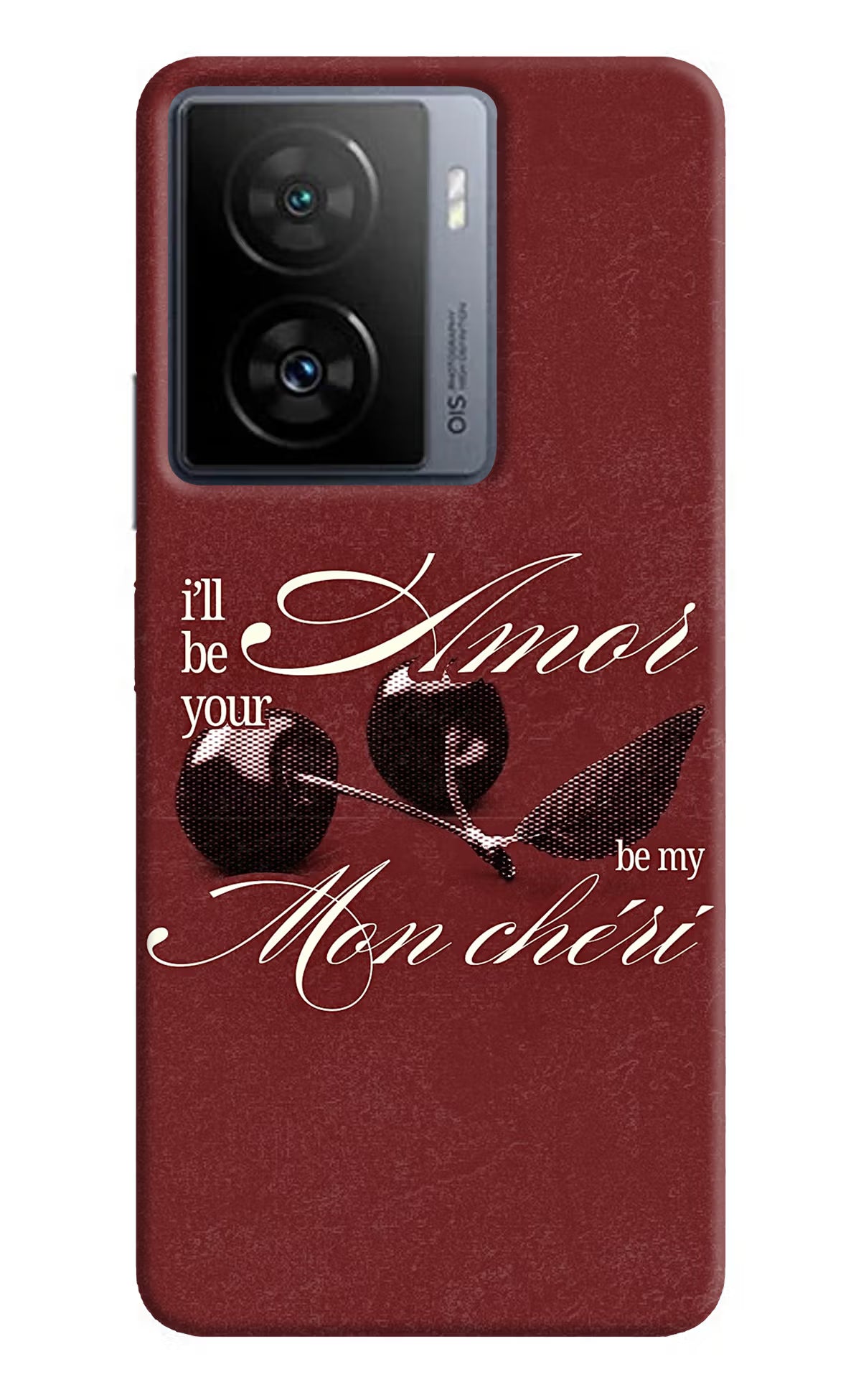Velvet Cherry iQOO Z7 5G Back Cover - Velvet Cherry iQOO Z7 5G Back Cover Velvet Cherry iQOO Z7 5G Back Cover