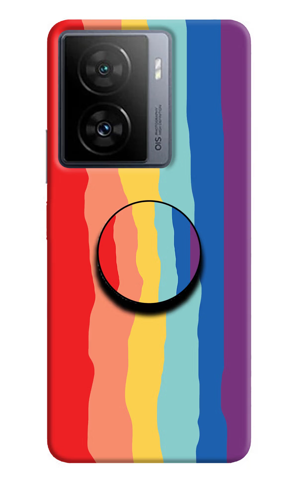 Rainbow iQOO Z7 5G Pop Case - Rainbow iQOO Z7 5G Pop Case Rainbow iQOO Z7 5G Pop Case