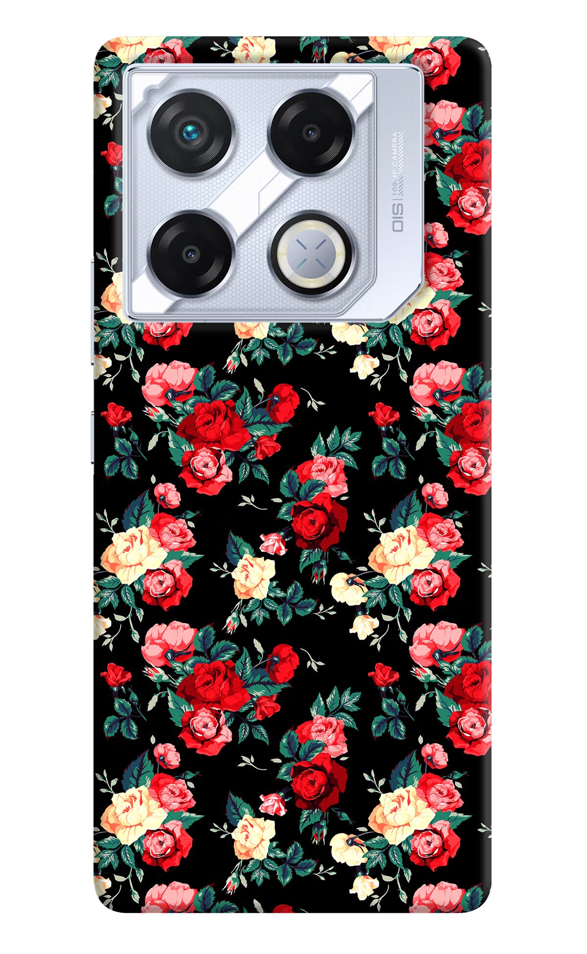 Rose Pattern Infinix GT 20 Pro Back Cover - Rose Pattern Infinix GT 20 Pro Back Cover Rose Pattern Infinix GT 20 Pro Back Cover