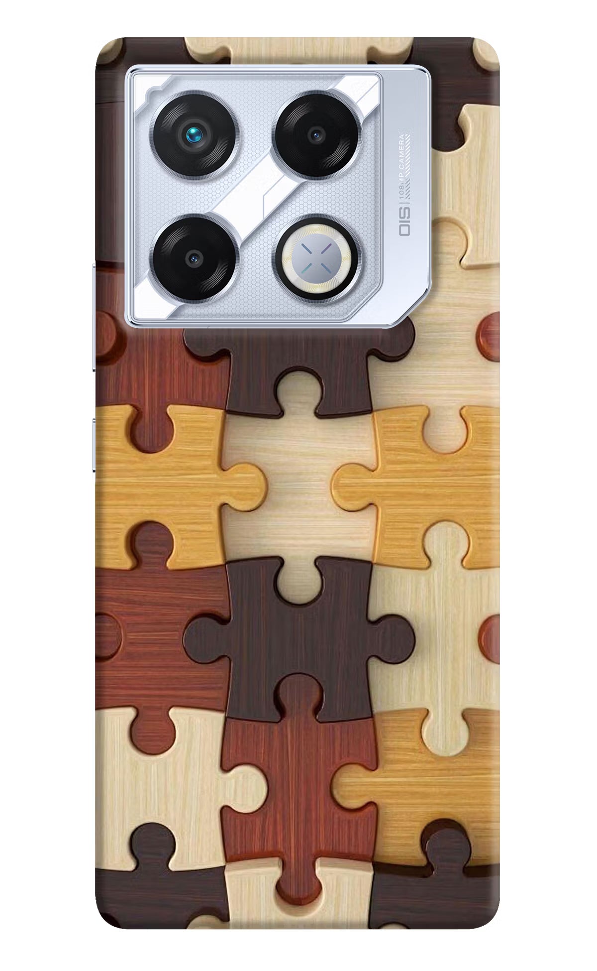 Wooden Puzzle Infinix GT 20 Pro Back Cover - Wooden Puzzle Infinix GT 20 Pro Back Cover Wooden Puzzle Infinix GT 20 Pro Back Cover