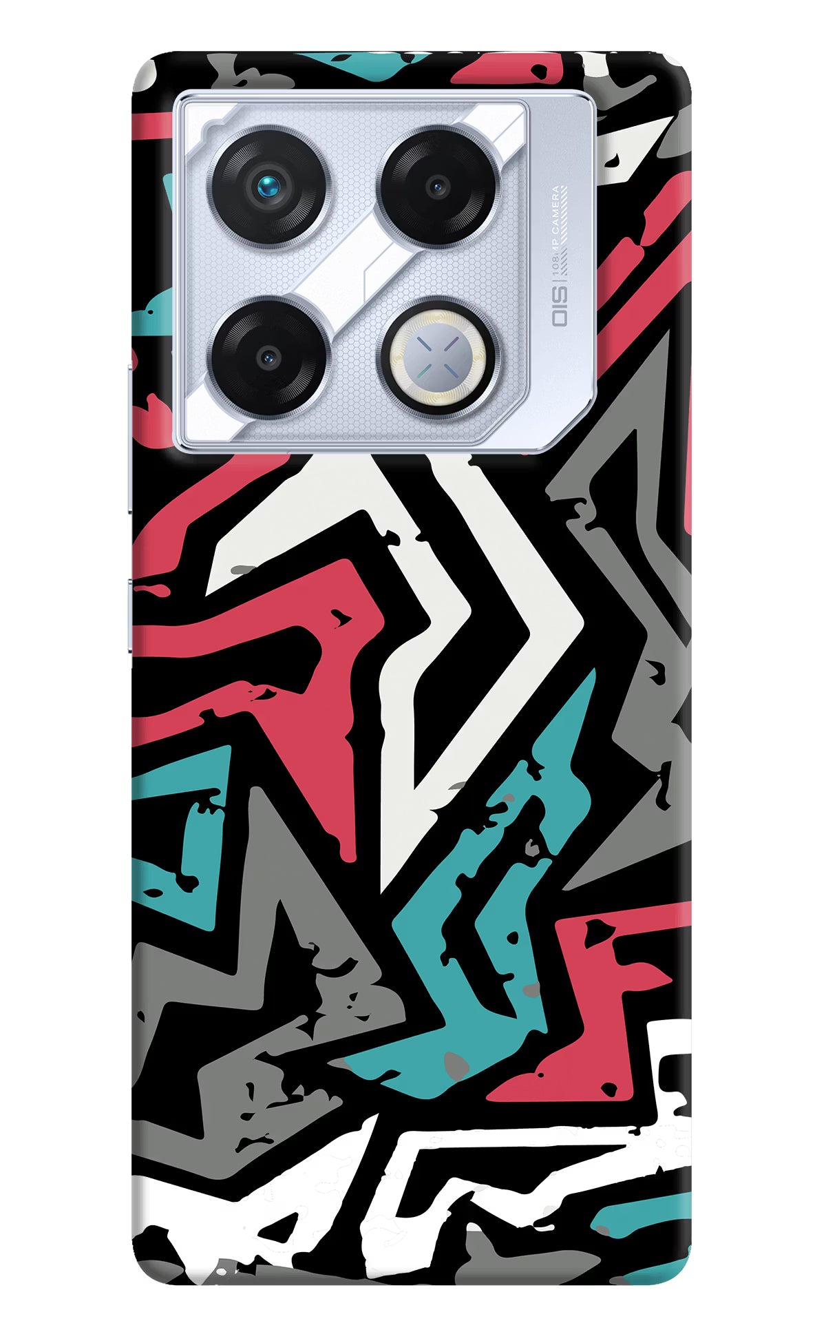 Geometric Graffiti Infinix GT 20 Pro Back Cover - Geometric Graffiti Infinix GT 20 Pro Back Cover Geometric Graffiti Infinix GT 20 Pro Back Cover