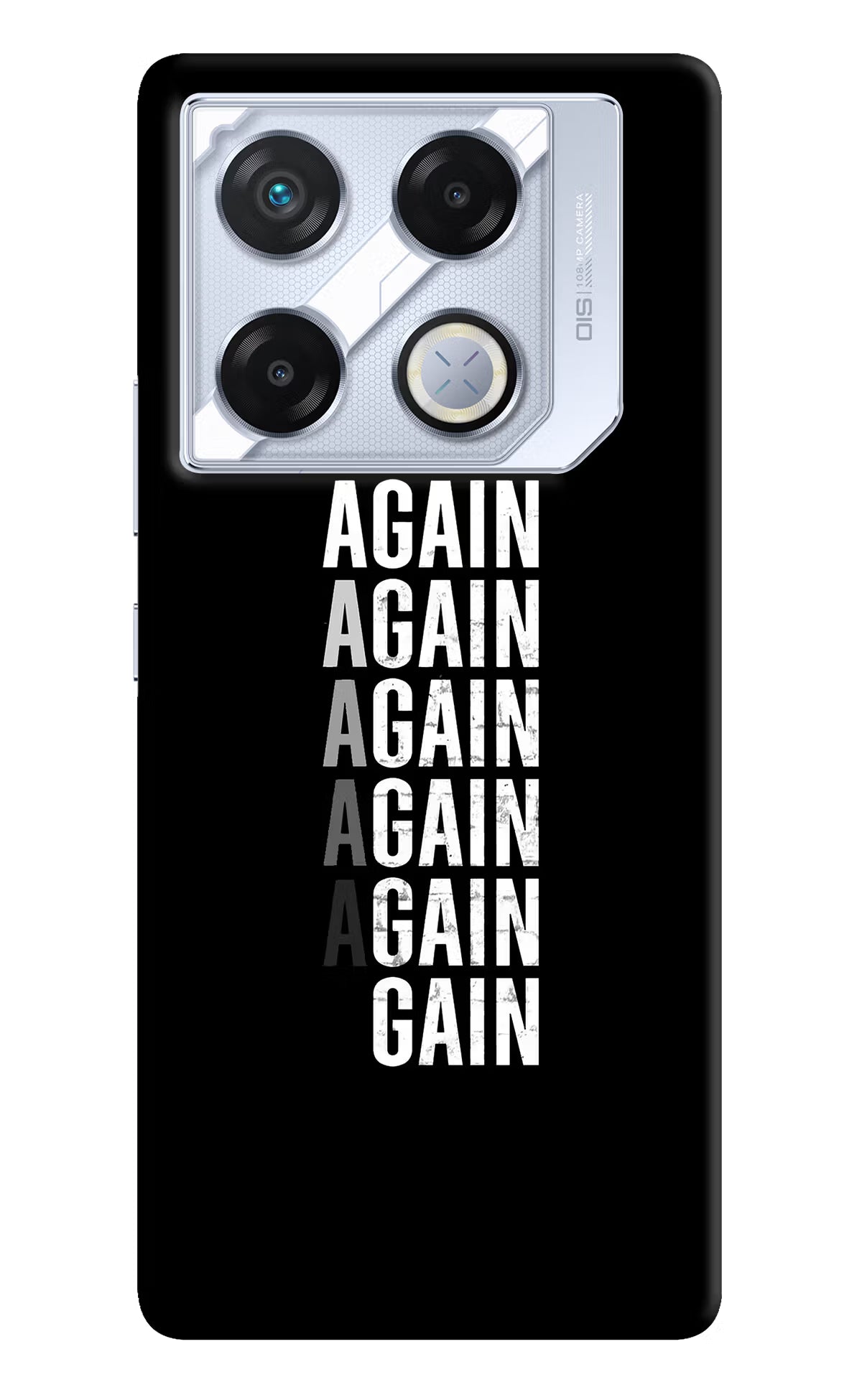 Again Again Gain Infinix GT 20 Pro Back Cover - Again Again Gain Infinix GT 20 Pro Back Cover Again Again Gain Infinix GT 20 Pro Back Cover