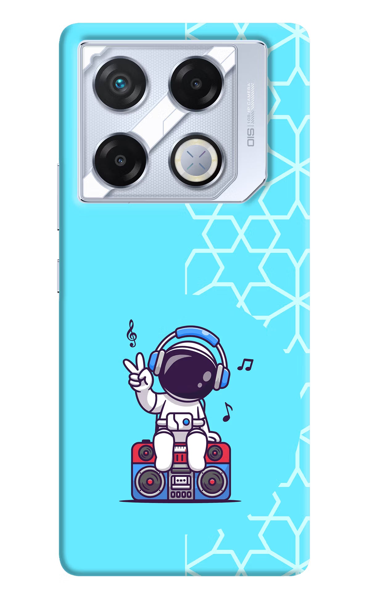 Cute Astronaut Chilling Infinix GT 20 Pro Back Cover - Cute Astronaut Chilling Infinix GT 20 Pro Back Cover Cute Astronaut Chilling Infinix GT 20 Pro Back Cover
