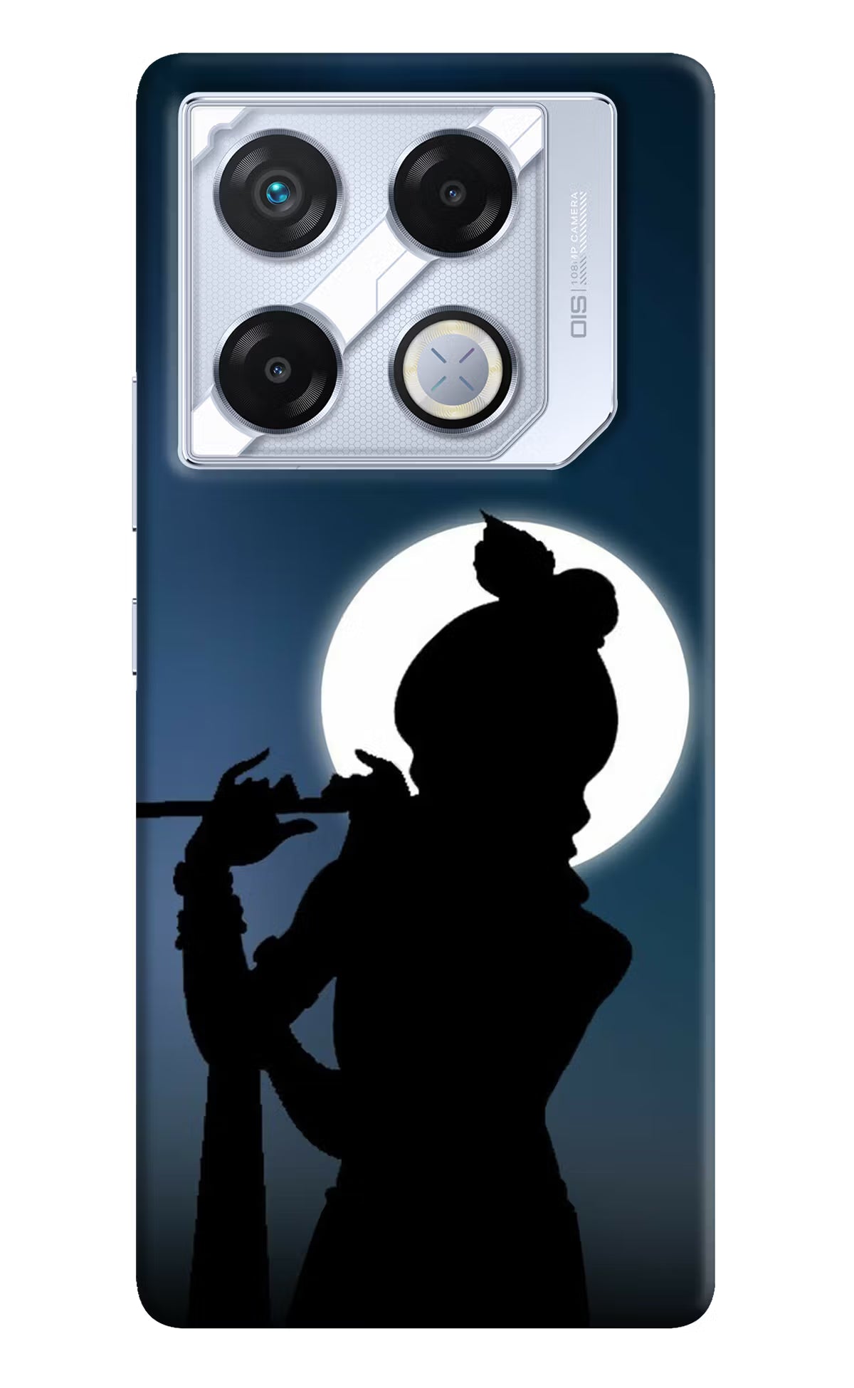 Shri Krishna Silhouette Infinix GT 20 Pro Back Cover - Shri Krishna Silhouette Infinix GT 20 Pro Back Cover Shri Krishna Silhouette Infinix GT 20 Pro Back Cover