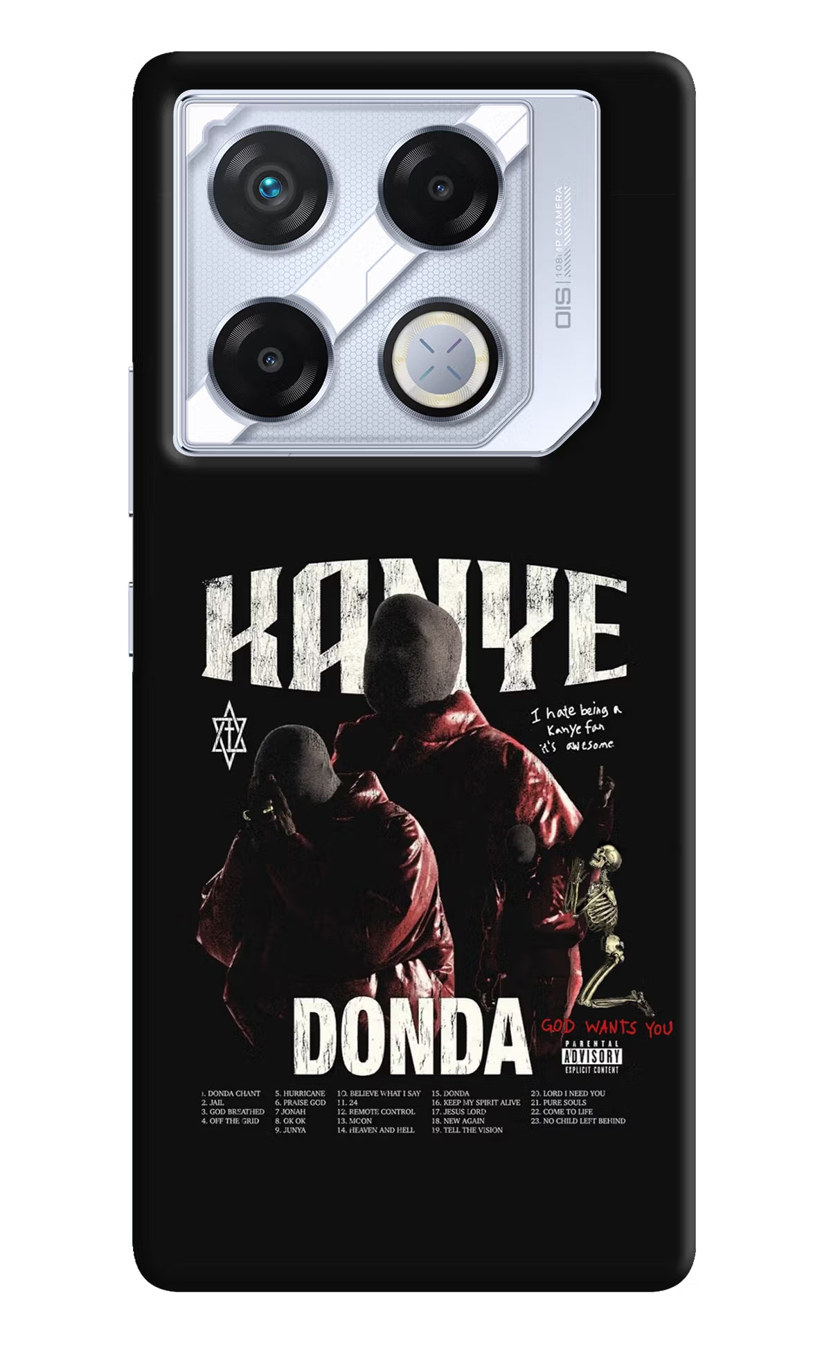 Donda Kanye West Infinix GT 20 Pro Back Cover - Donda Kanye West Infinix GT 20 Pro Back Cover Donda Kanye West Infinix GT 20 Pro Back Cover