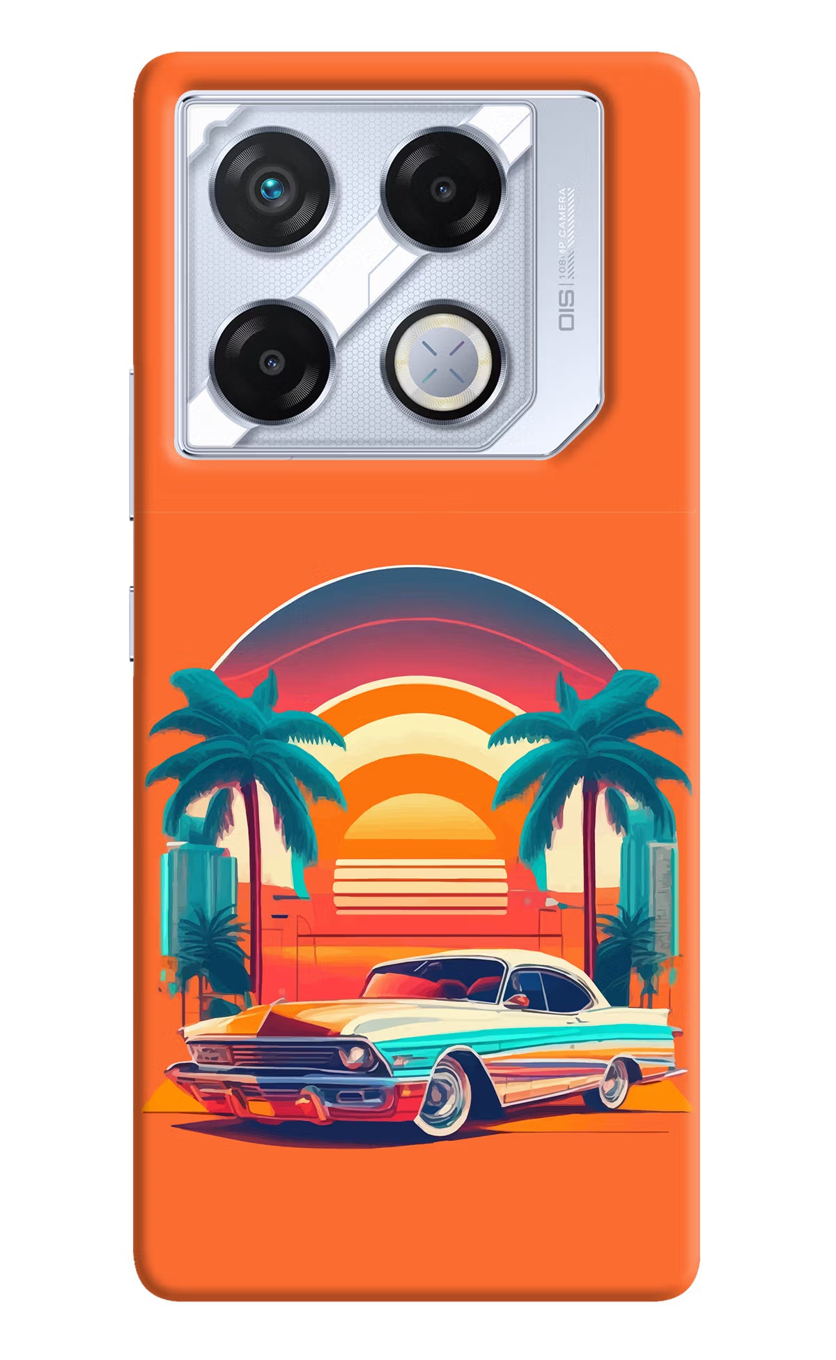 Palm Drive 80s Infinix GT 20 Pro Back Cover - Palm Drive 80s Infinix GT 20 Pro Back Cover Palm Drive 80s Infinix GT 20 Pro Back Cover