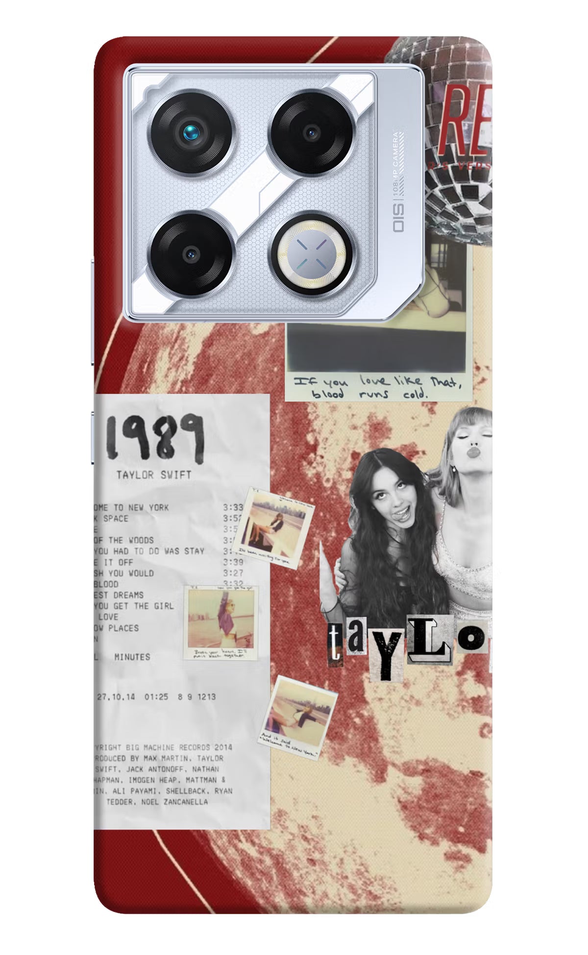 Taylor Swift Infinix GT 20 Pro Back Cover - Taylor Swift Infinix GT 20 Pro Back Cover Taylor Swift Infinix GT 20 Pro Back Cover