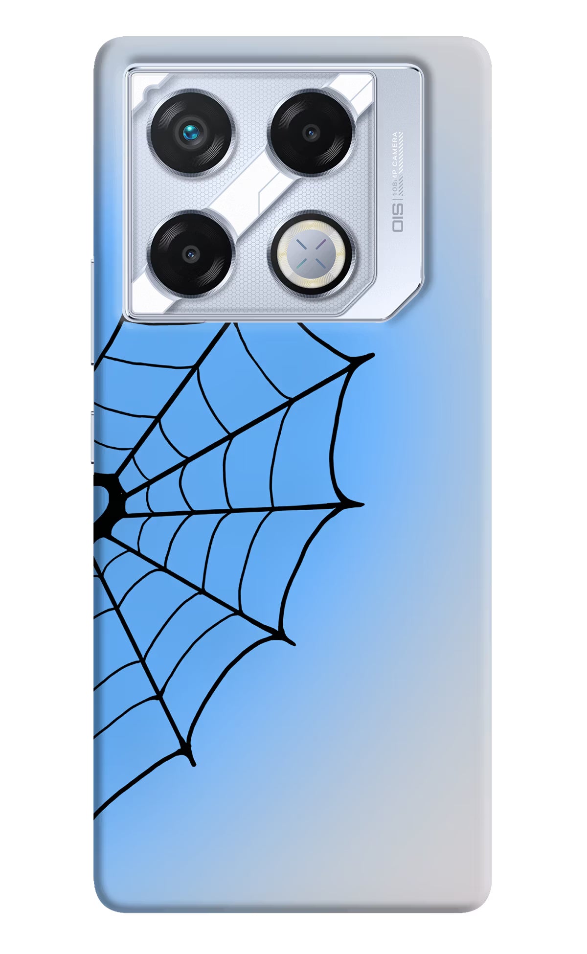 Blue Web Infinix GT 20 Pro Back Cover - Blue Web Infinix GT 20 Pro Back Cover Blue Web Infinix GT 20 Pro Back Cover