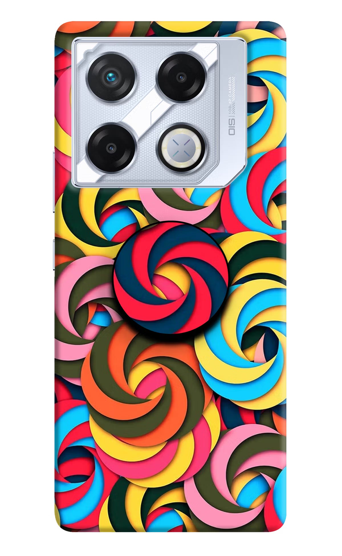 Spiral Pattern Infinix GT 20 Pro Pop Case - Spiral Pattern Infinix GT 20 Pro Pop Case Spiral Pattern Infinix GT 20 Pro Pop Case