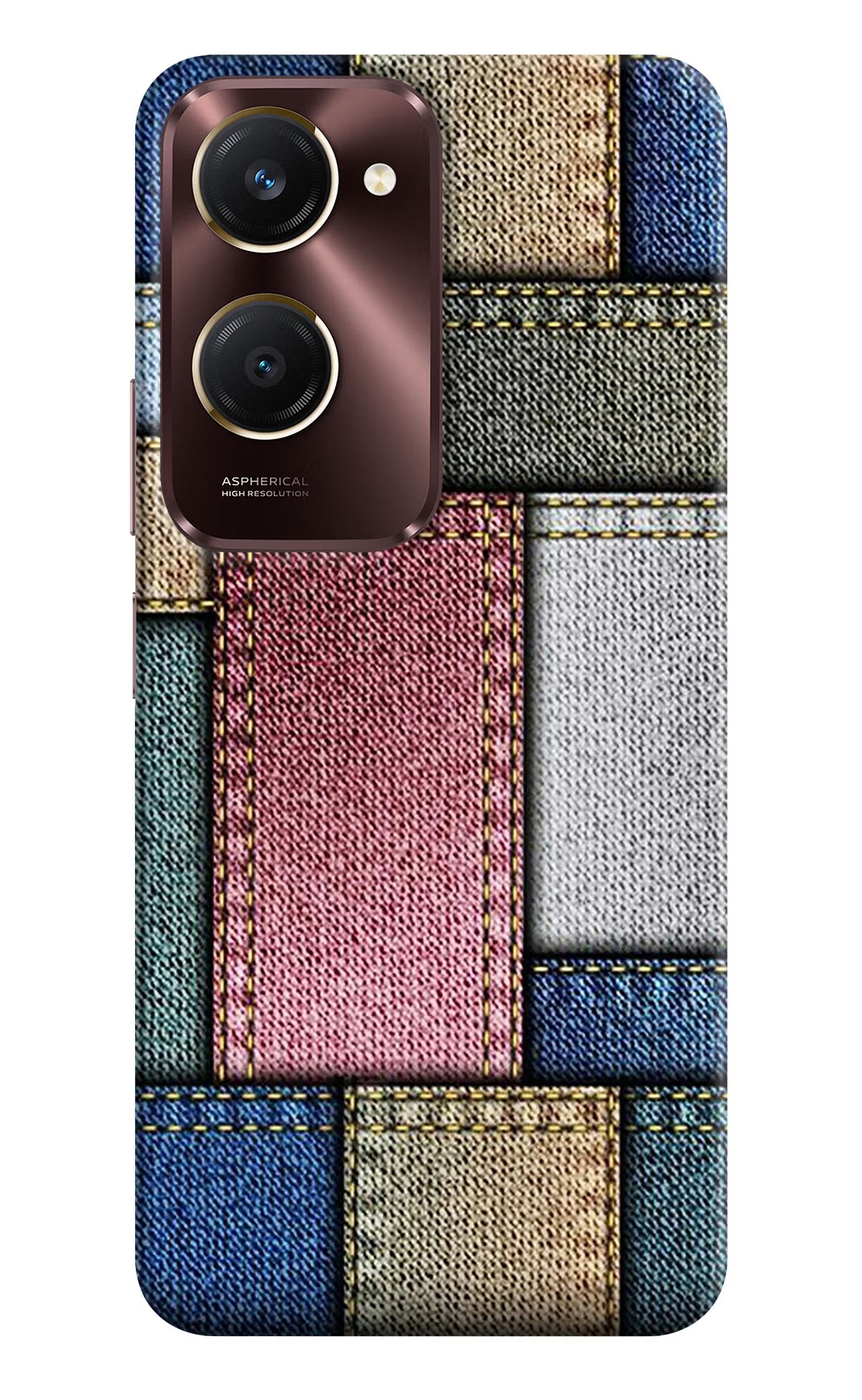 Multicolor Jeans Vivo Y28e 5G Back Cover - Multicolor Jeans Vivo Y28e 5G Back Cover Multicolor Jeans Vivo Y28e 5G Back Cover