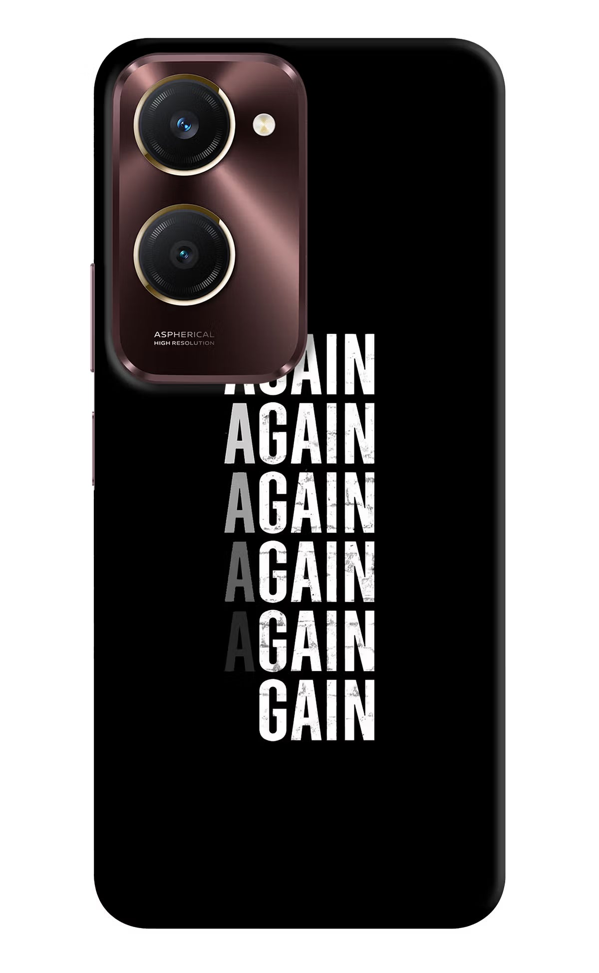 Again Again Gain Vivo Y28e 5G Back Cover - Again Again Gain Vivo Y28e 5G Back Cover Again Again Gain Vivo Y28e 5G Back Cover