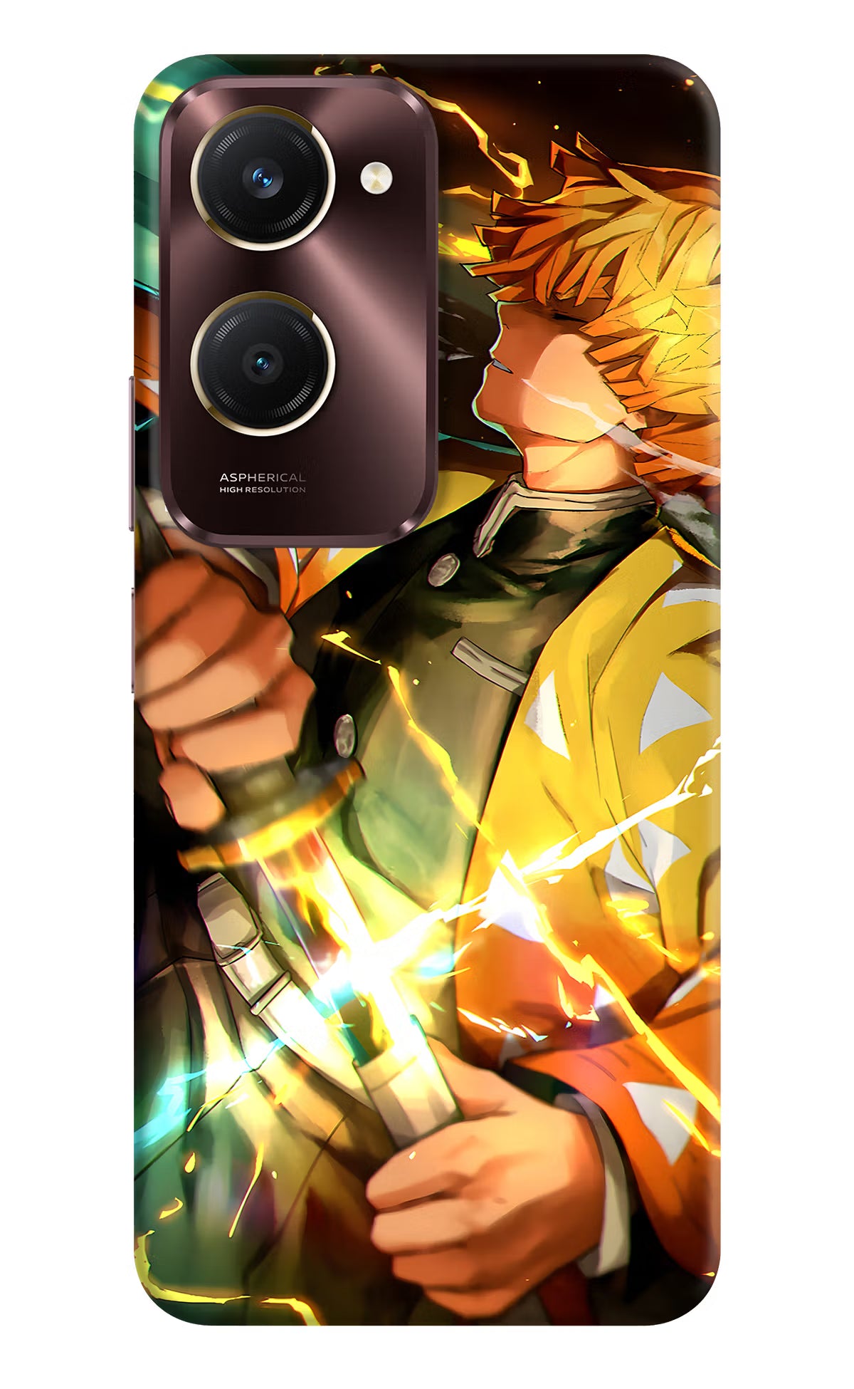 Demon Slayer Vivo Y28e 5G Back Cover - Demon Slayer Vivo Y28e 5G Back Cover Demon Slayer Vivo Y28e 5G Back Cover