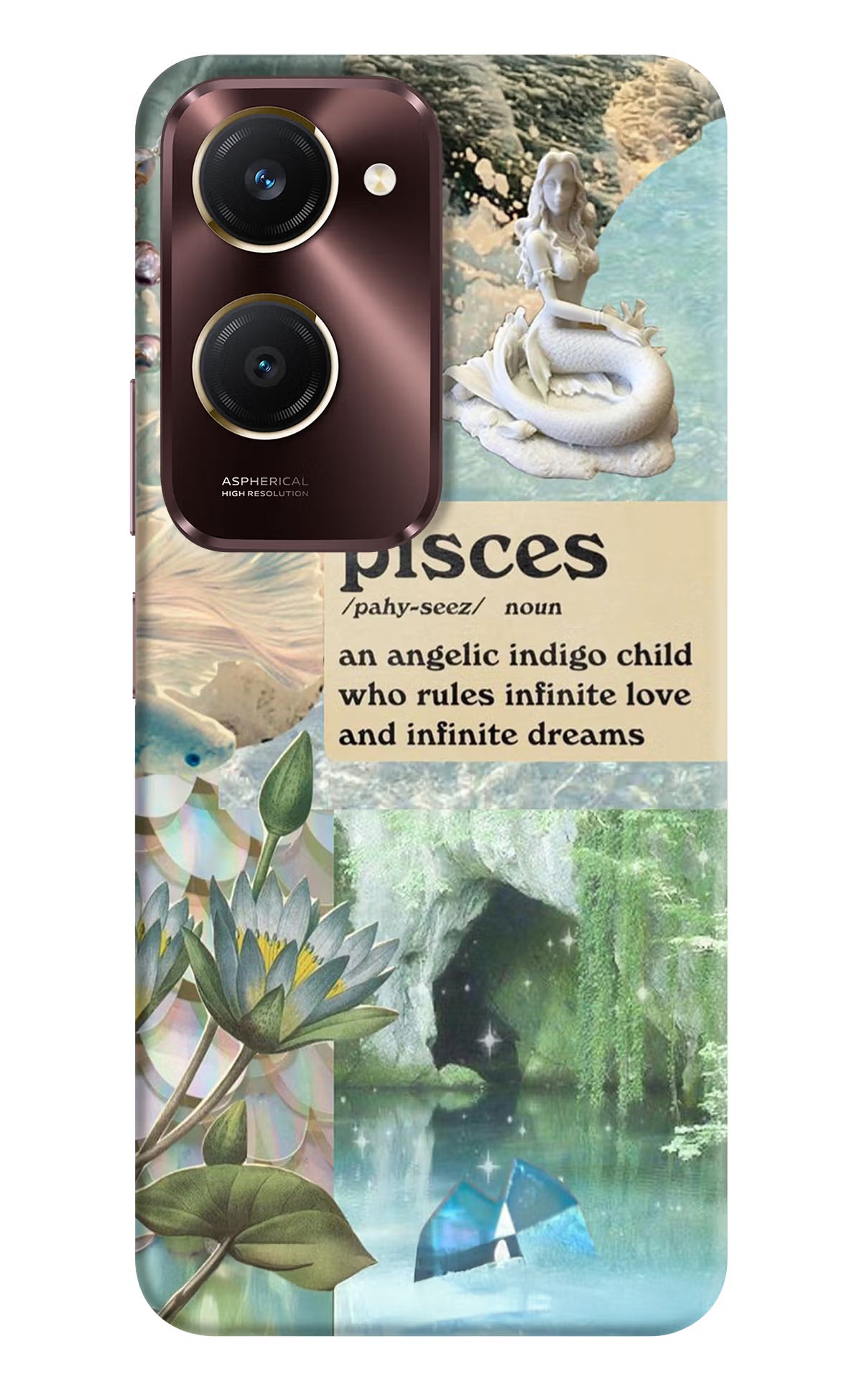 Pisces Zodiac Vivo Y28e 5G Back Cover - Pisces Zodiac Vivo Y28e 5G Back Cover Pisces Zodiac Vivo Y28e 5G Back Cover
