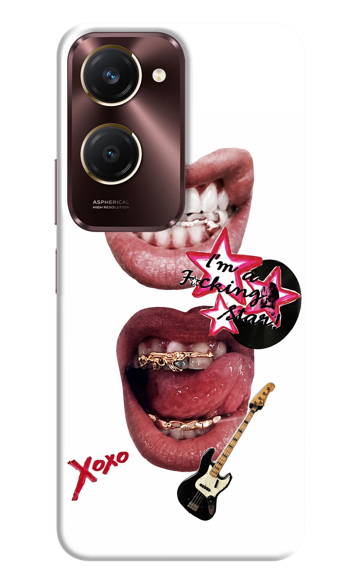 Rockstar Vivo Y28e 5G Back Cover - Rockstar Vivo Y28e 5G Back Cover Rockstar Vivo Y28e 5G Back Cover