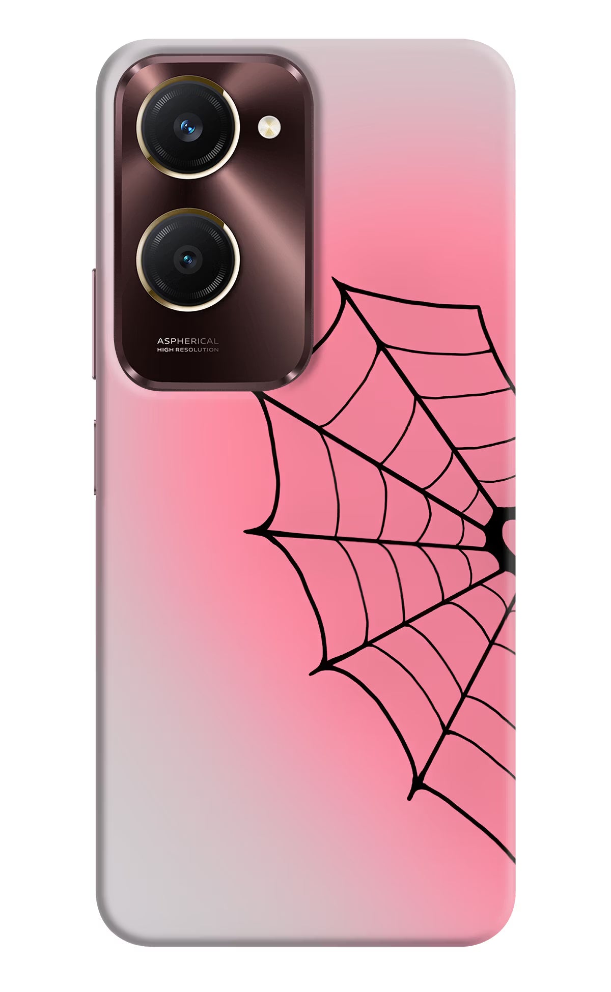 Pink Web Vivo Y28e 5G Back Cover - Pink Web Vivo Y28e 5G Back Cover Pink Web Vivo Y28e 5G Back Cover
