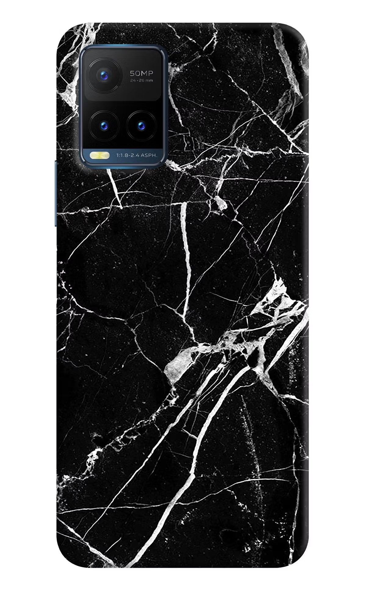Black Marble Pattern Vivo Y21T Back Cover - Black Marble Pattern Vivo Y21T Back Cover Black Marble Pattern Vivo Y21T Back Cover