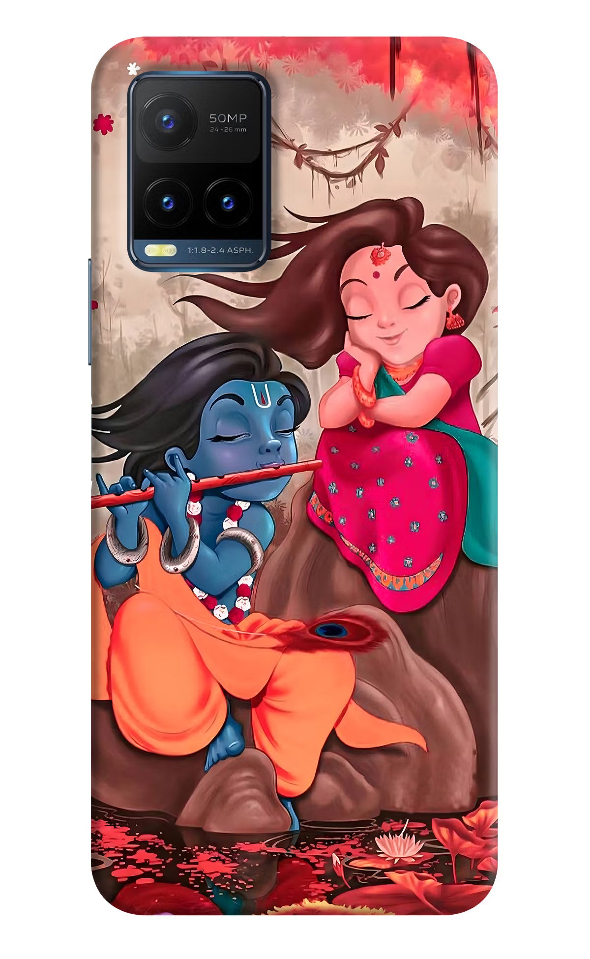 Radhe Krishna Vivo Y21T Back Cover - Radhe Krishna Vivo Y21T Back Cover Radhe Krishna Vivo Y21T Back Cover