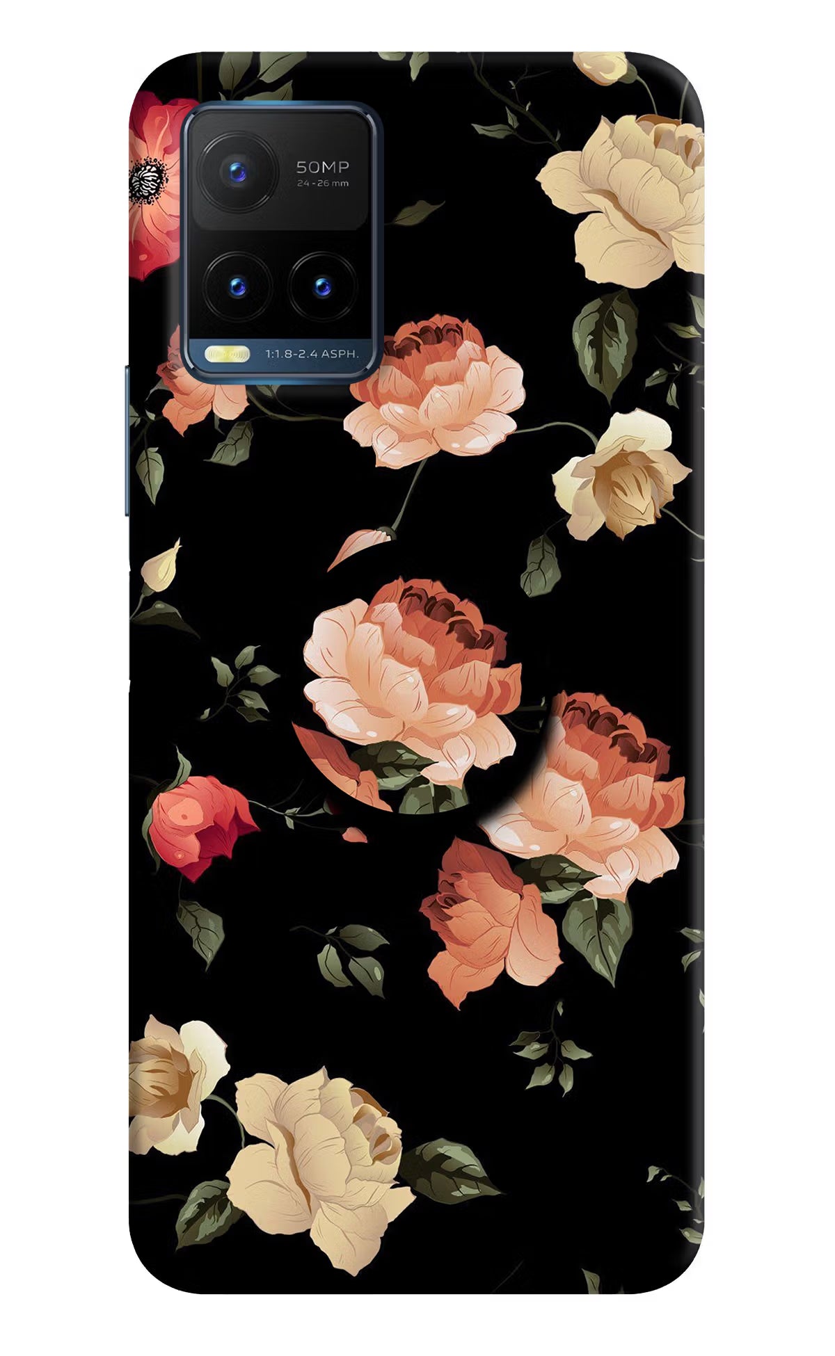 Flowers Vivo Y21T Pop Case - Flowers Vivo Y21T Pop Case Flowers Vivo Y21T Pop Case