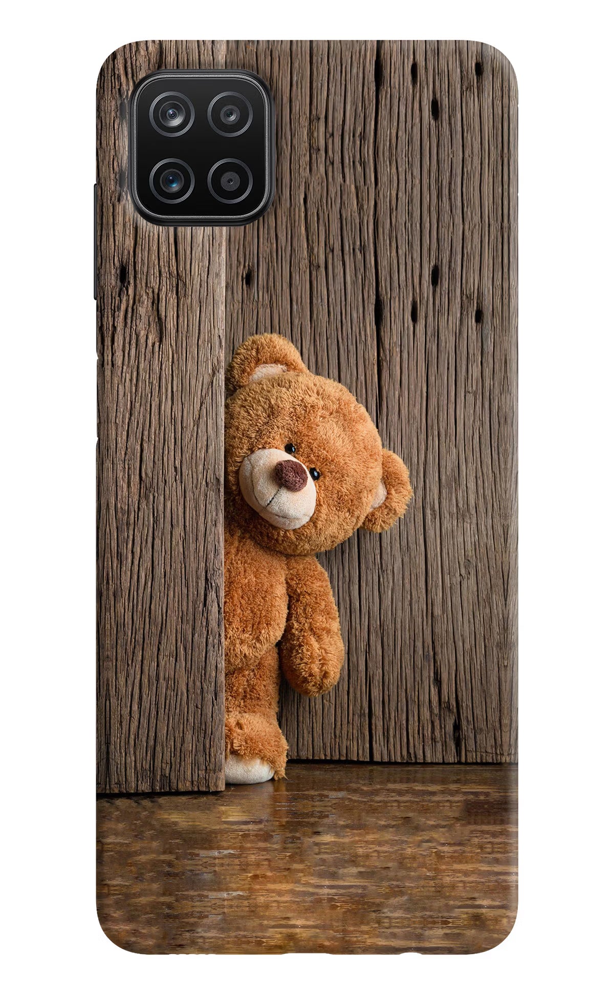 Teddy Wooden Samsung A12 Back Cover - Teddy Wooden Samsung A12 Back Cover Teddy Wooden Samsung A12 Back Cover