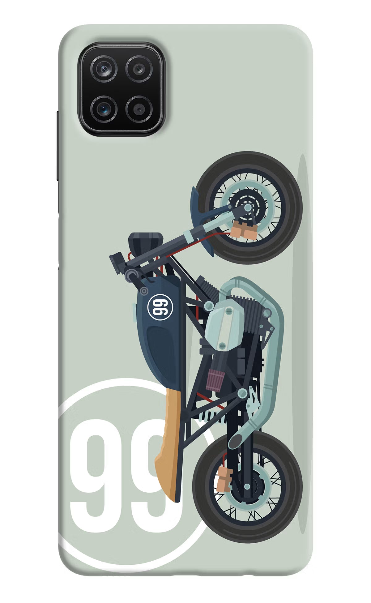 Classic Cafe Racer 99 Samsung A12 Back Cover - Classic Cafe Racer 99 Samsung A12 Back Cover Classic Cafe Racer 99 Samsung A12 Back Cover