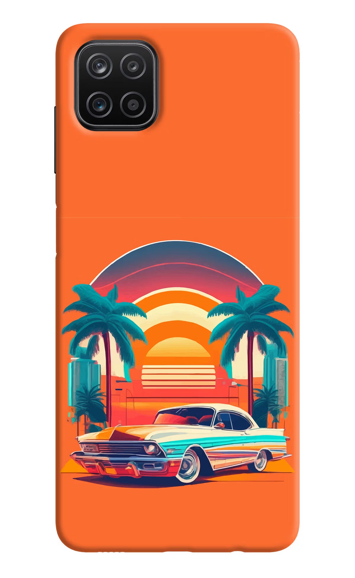 Palm Drive 80s Samsung A12 Back Cover - Palm Drive 80s Samsung A12 Back Cover Palm Drive 80s Samsung A12 Back Cover