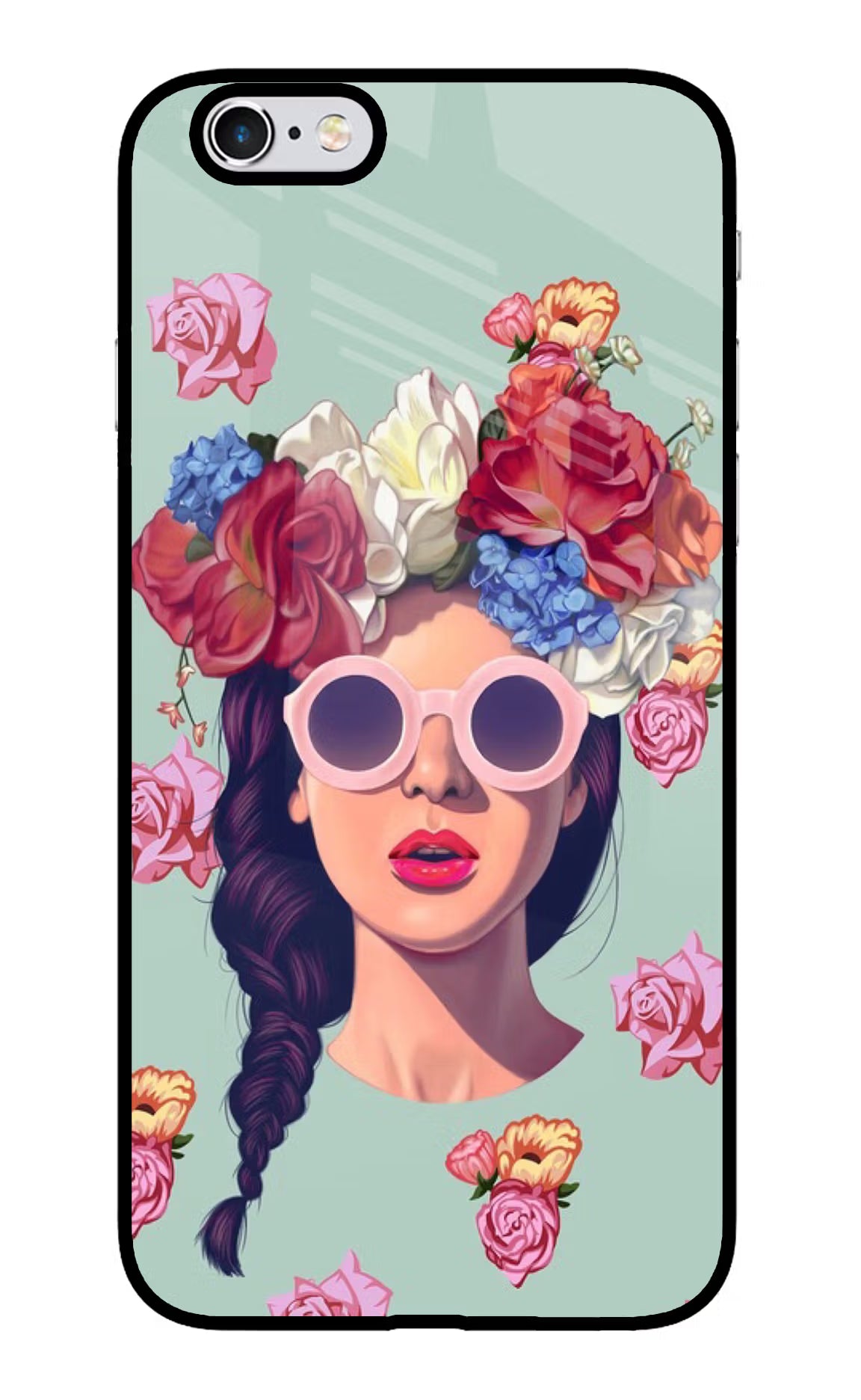 Pretty Girl iPhone 6/6s Glass Case - Pretty Girl iPhone 6/6s Glass Case Pretty Girl iPhone 6/6s Glass Case