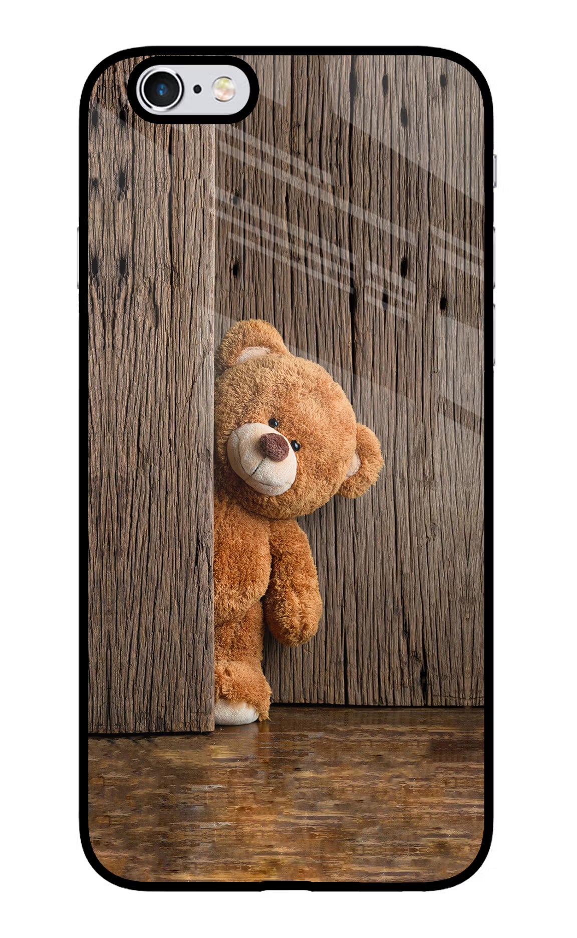 Teddy Wooden iPhone 6/6s Glass Case - Teddy Wooden iPhone 6/6s Glass Case Teddy Wooden iPhone 6/6s Glass Case