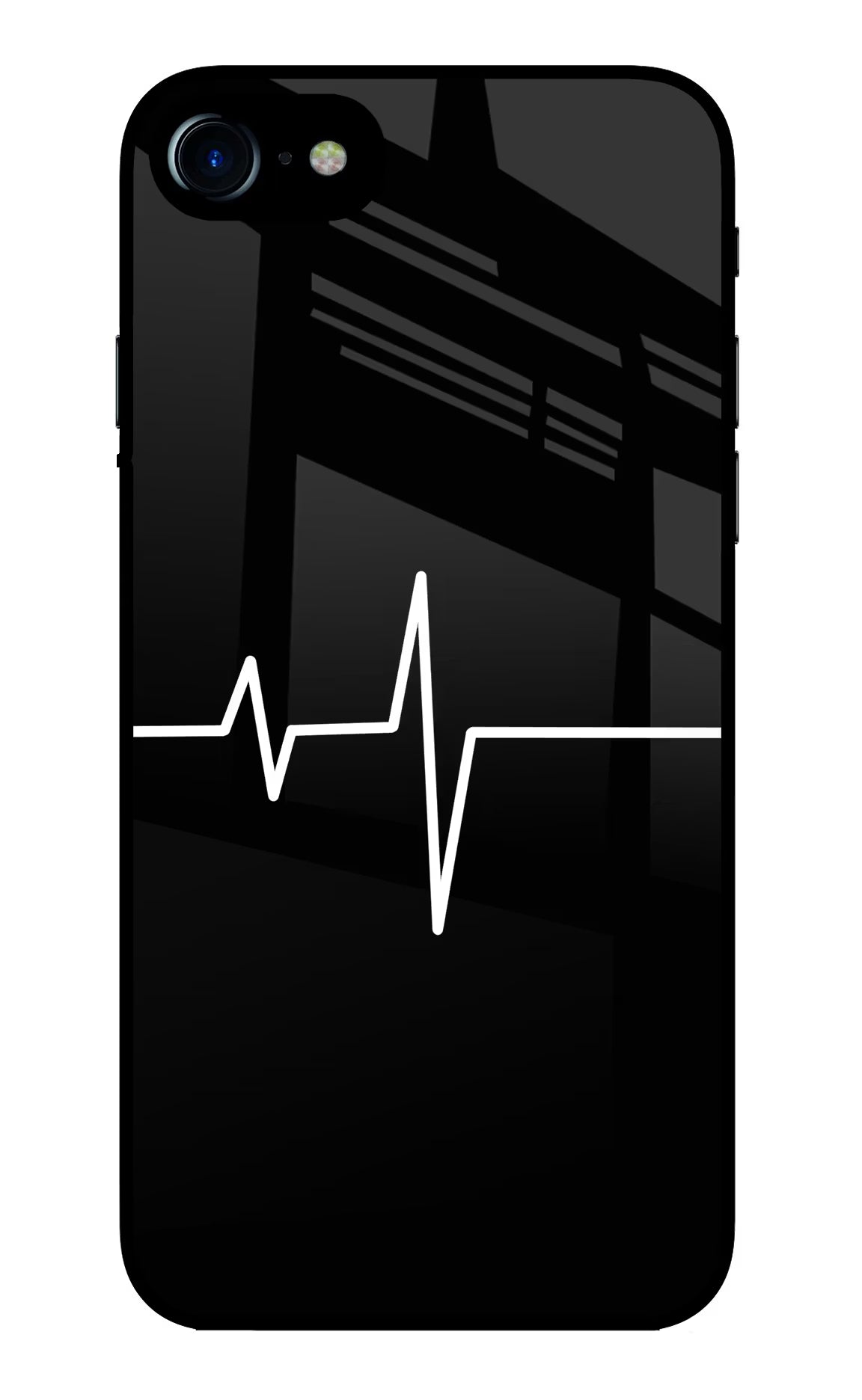 Heart Beats iPhone 7/7s Glass Case - Heart Beats iPhone 7/7s Glass Case Heart Beats iPhone 7/7s Glass Case