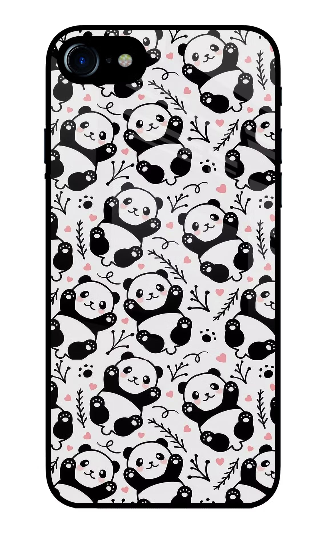 Cute Panda iPhone 7/7s Glass Case - Cute Panda iPhone 7/7s Glass Case Cute Panda iPhone 7/7s Glass Case