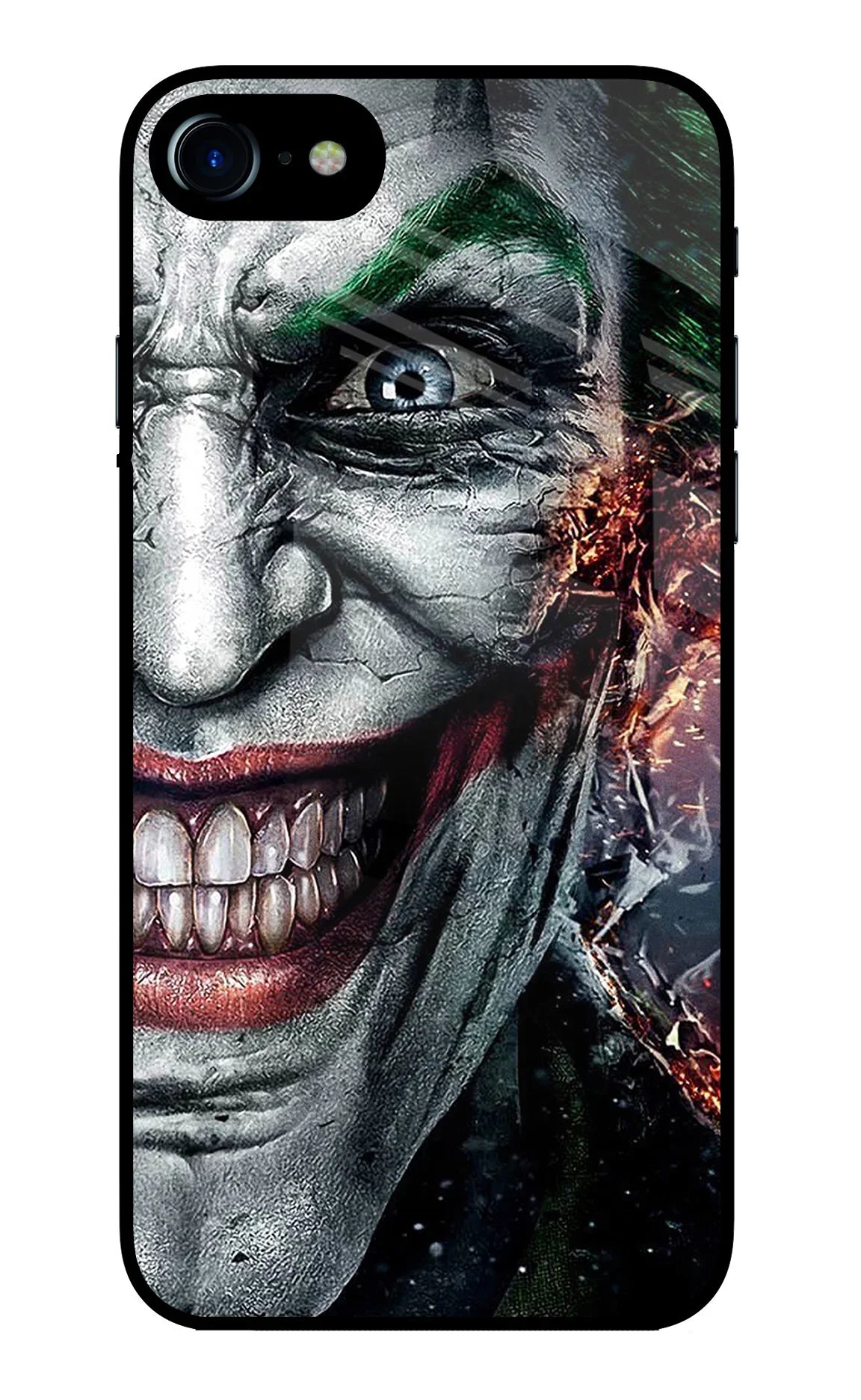 Joker Cam iPhone 7/7s Glass Case - Joker Cam iPhone 7/7s Glass Case Joker Cam iPhone 7/7s Glass Case