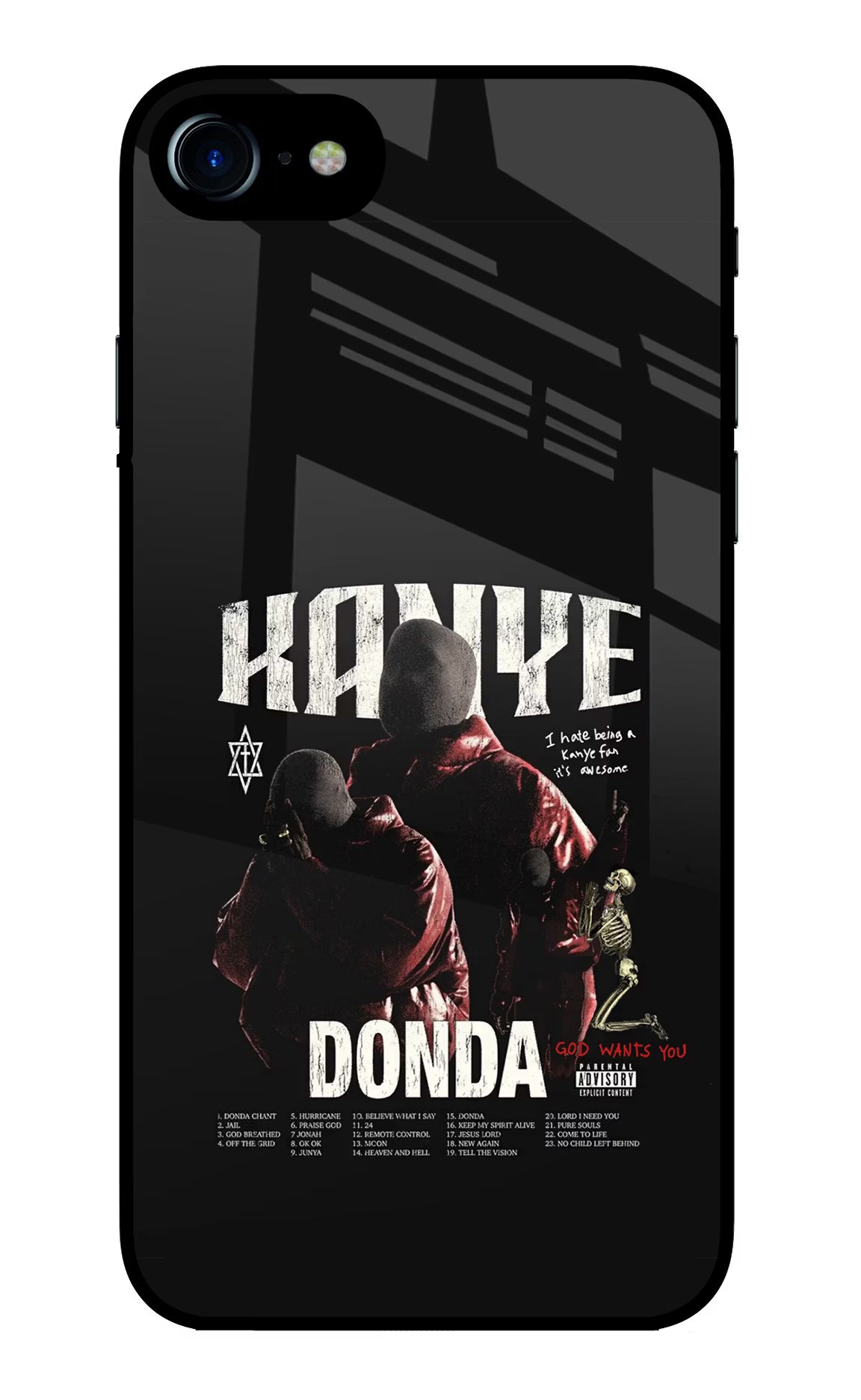 Donda Kanye West iPhone 7/7s Glass Case - Donda Kanye West iPhone 7/7s Glass Case Donda Kanye West iPhone 7/7s Glass Case