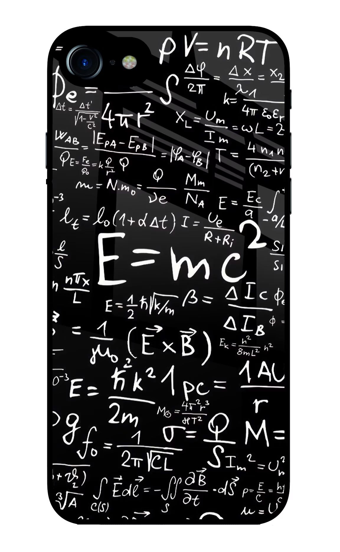 Physics Formula iPhone 8 Glass Case - Physics Formula iPhone 8 Glass Case Physics Formula iPhone 8 Glass Case