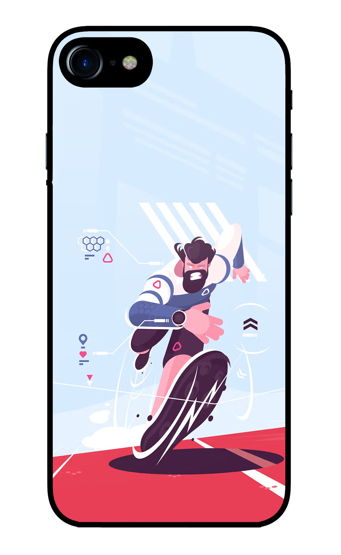 Run Pro iPhone 8 Glass Case - Run Pro iPhone 8/SE 2020 Glass Case Run Pro iPhone 8/SE 2020 Glass Case