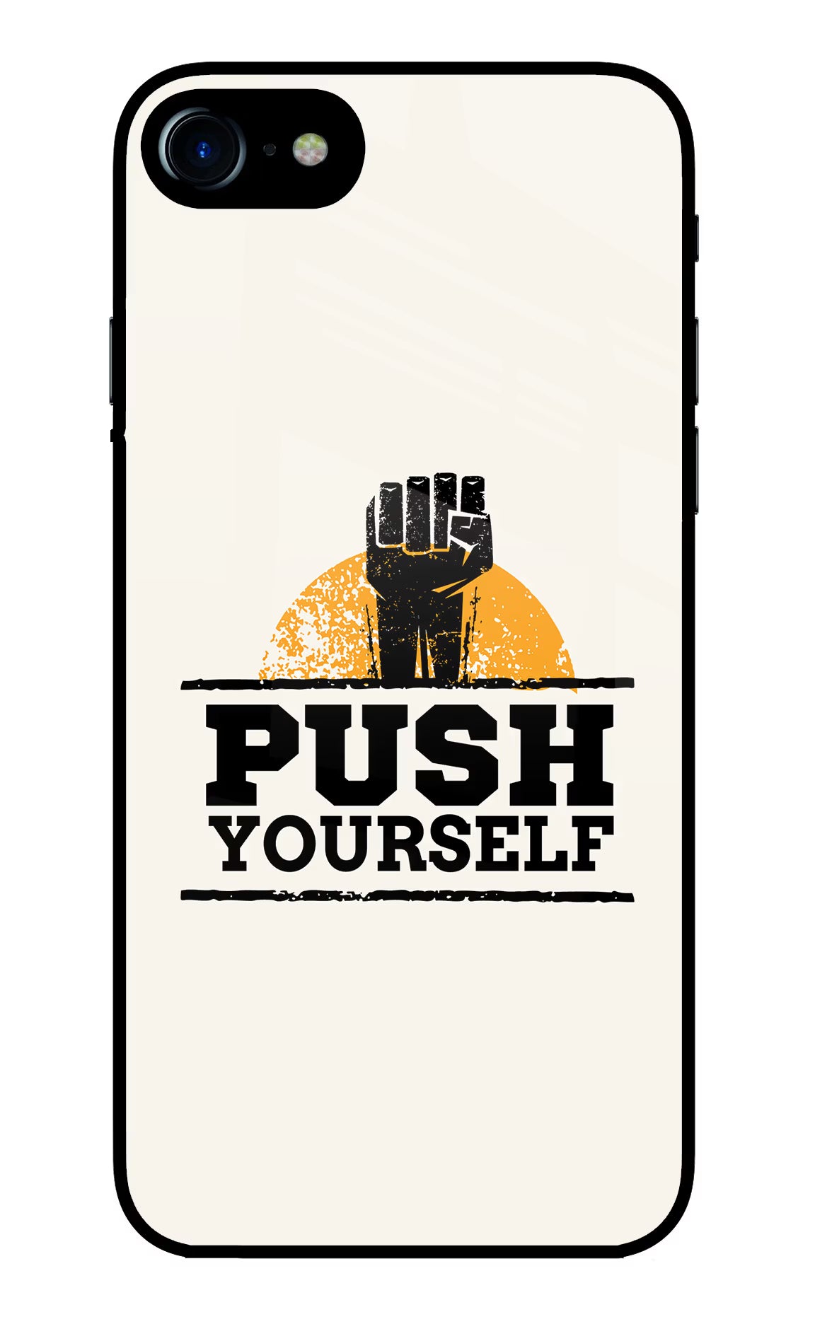 Push Yourself iPhone 8 Glass Case - Push Yourself iPhone 8/SE 2020 Glass Case Push Yourself iPhone 8/SE 2020 Glass Case